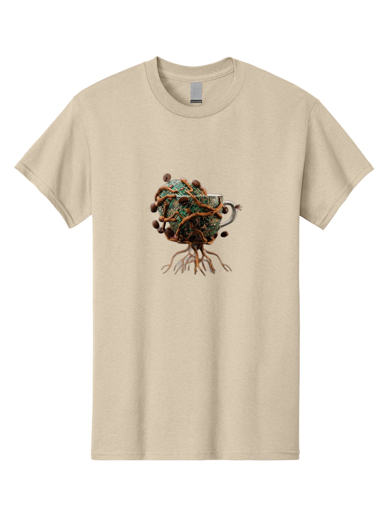 Coffee-Mug-Circuit-Sprouts Men'S Graphic Tee, 100% Cotton, Comfortable Casual Summer Wear, Machine Washable, Vintage Camera, Old Camera, Antique Camera, Black Camera, Classic Photography, Photography Equipment, Nostalgic Device, Film Camera, Bao251 14