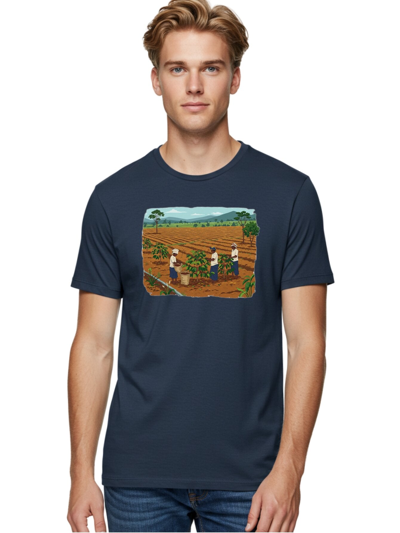 Coffee-Plantation-Workers Men'S Graphic Tee, 100% Cotton, Comfortable Casual Summer Wear, Machine Washable, Vintage Camera, Old Camera, Antique Camera, Black Camera, Classic Photography, Photography Equipment, Nostalgic Device, Film Camera, Bao252 21