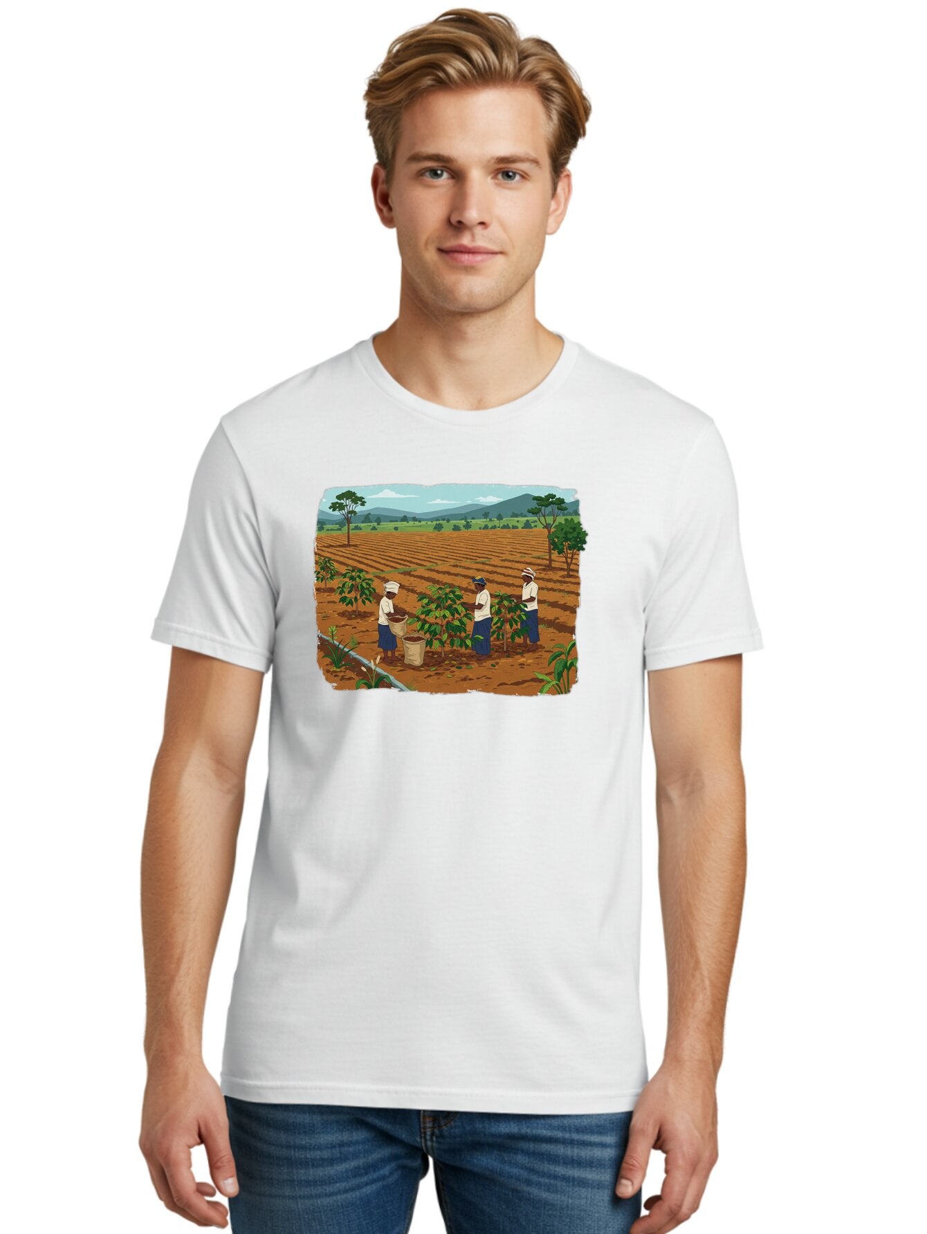 Coffee-Plantation-Workers Men'S Graphic Tee, 100% Cotton, Comfortable Casual Summer Wear, Machine Washable, Vintage Camera, Old Camera, Antique Camera, Black Camera, Classic Photography, Photography Equipment, Nostalgic Device, Film Camera, Bao252 26