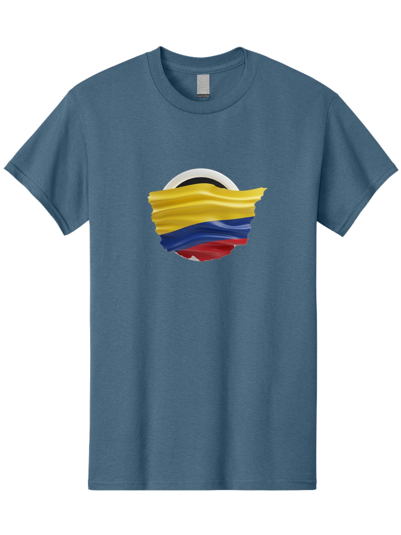 Colombian-Flag Men'S Graphic Tee, 100% Cotton, Comfortable Casual Summer Wear, Machine Washable, Vintage Camera, Old Camera, Antique Camera, Black Camera, Classic Photography, Photography Equipment, Nostalgic Device, Film Camera, Camera Art Bao254 3