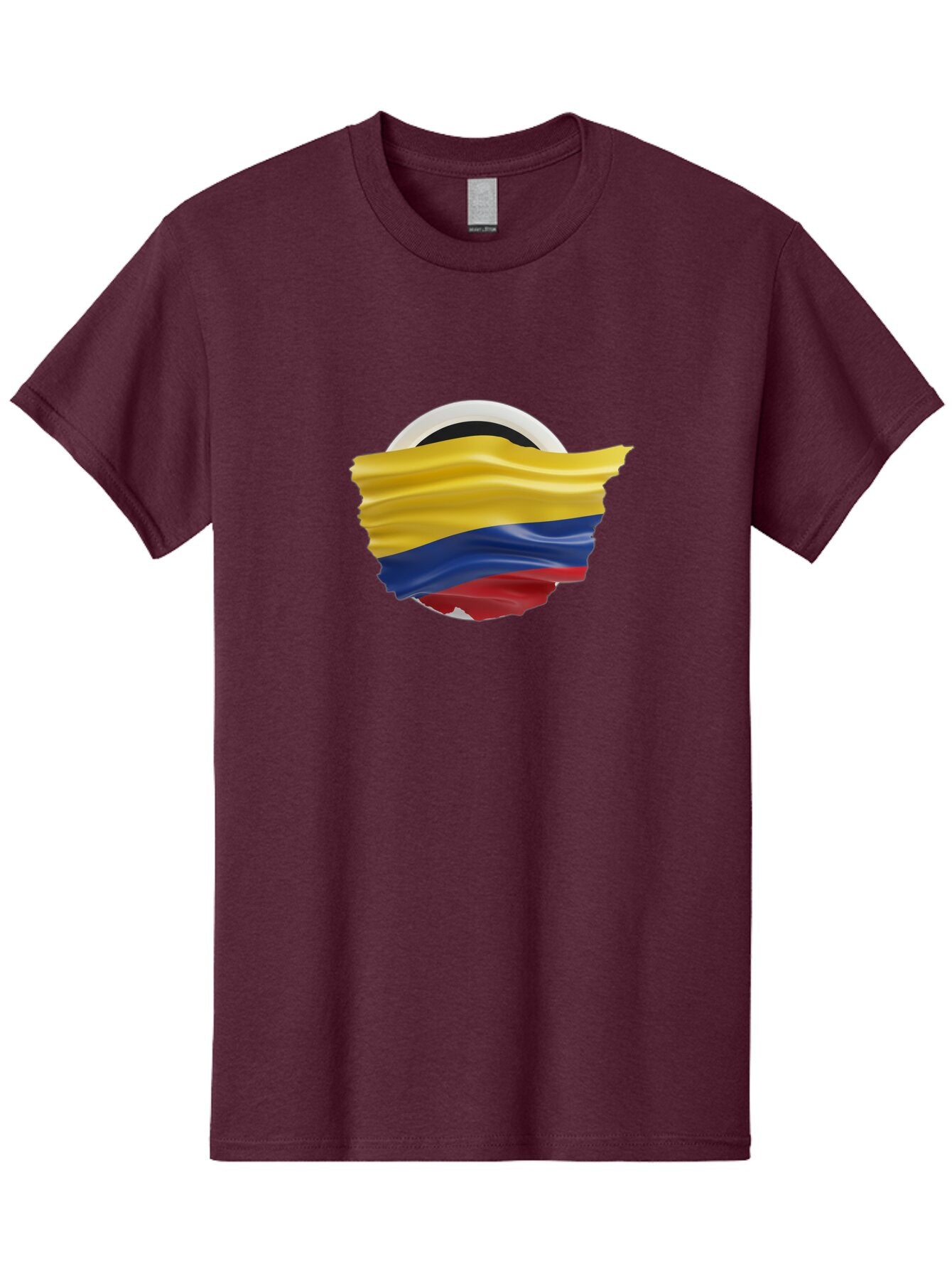 Colombian-Flag Men'S Graphic Tee, 100% Cotton, Comfortable Casual Summer Wear, Machine Washable, Vintage Camera, Old Camera, Antique Camera, Black Camera, Classic Photography, Photography Equipment, Nostalgic Device, Film Camera, Camera Art Bao254 10