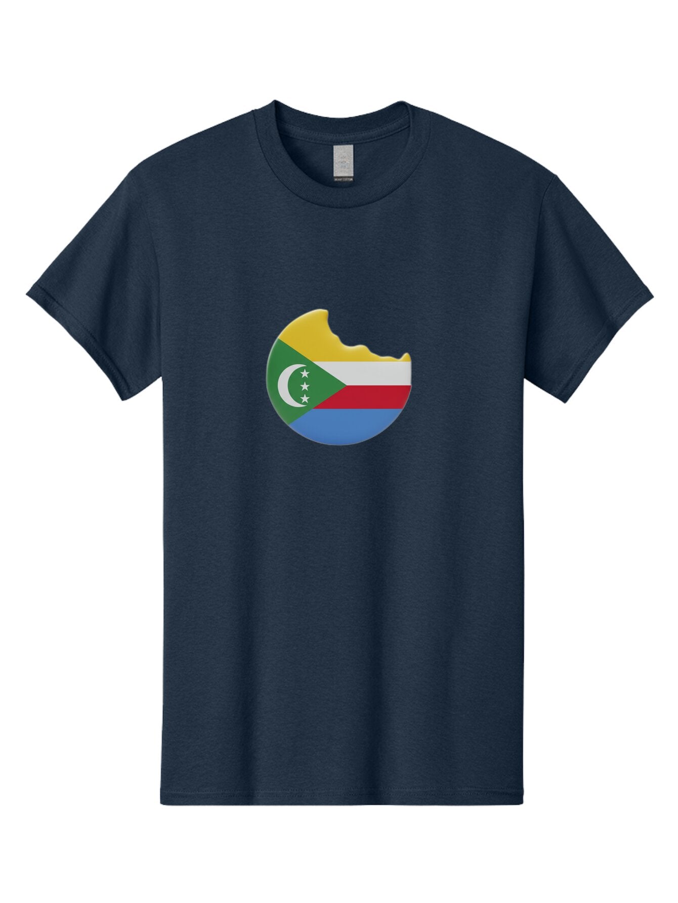 Comoros-Flag-Cookie Men'S Graphic Tee, 100% Cotton, Comfortable Casual Summer Wear, Machine Washable, Vintage Camera, Old Camera, Antique Camera, Black Camera, Classic Photography, Photography Equipment, Nostalgic Device, Film Camera, Bao259 12