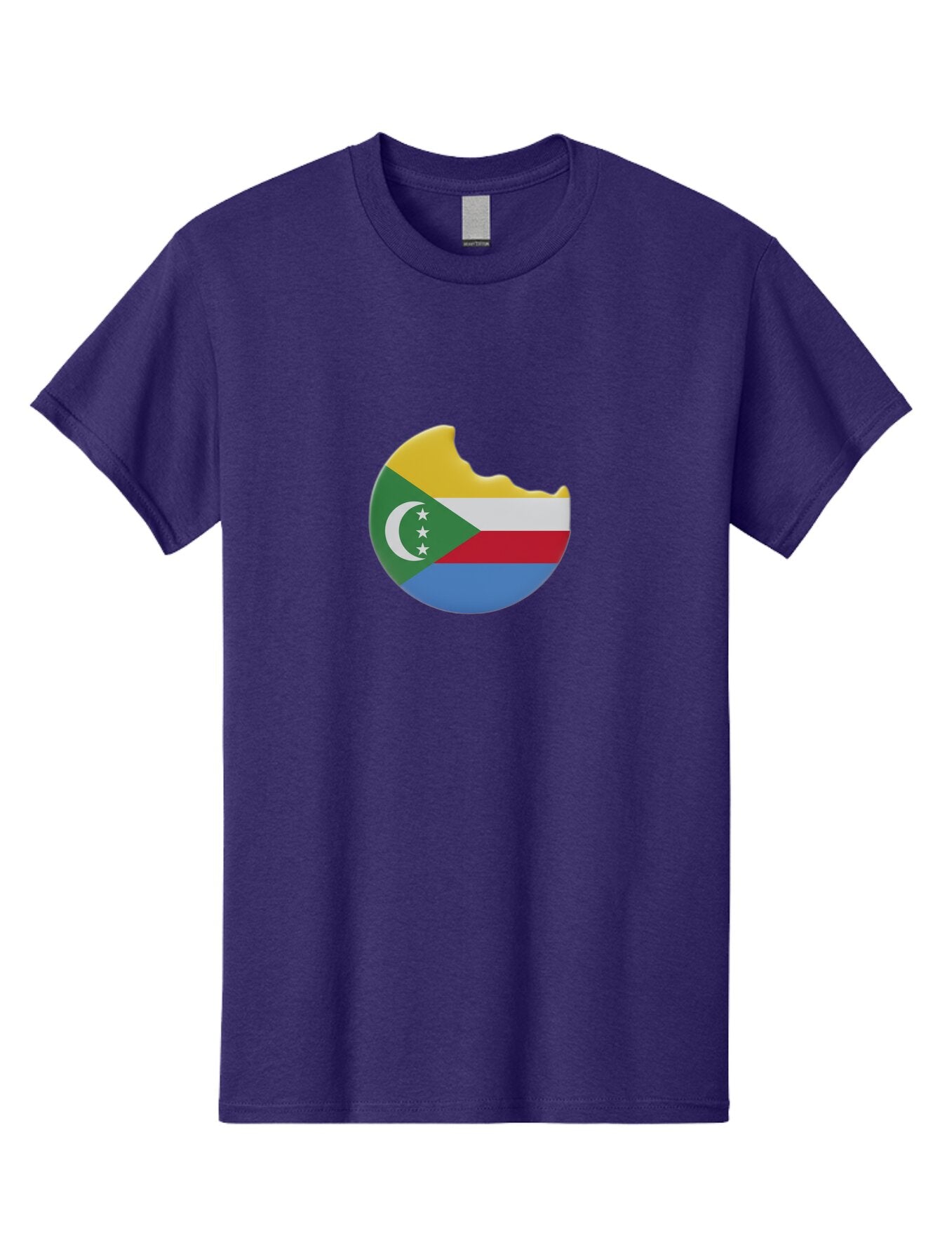Comoros-Flag-Cookie Men'S Graphic Tee, 100% Cotton, Comfortable Casual Summer Wear, Machine Washable, Vintage Camera, Old Camera, Antique Camera, Black Camera, Classic Photography, Photography Equipment, Nostalgic Device, Film Camera, Bao259 8