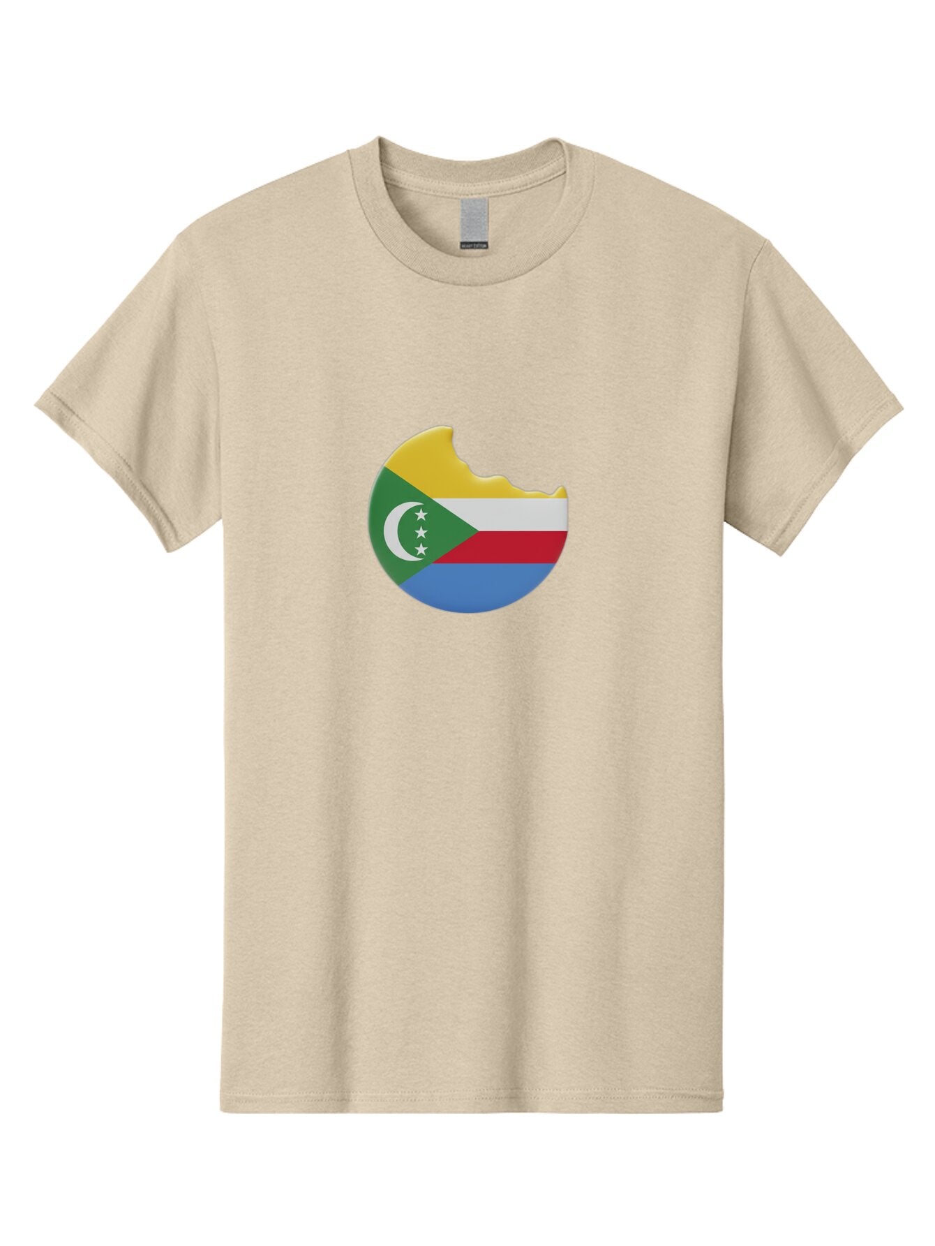 Comoros-Flag-Cookie Men'S Graphic Tee, 100% Cotton, Comfortable Casual Summer Wear, Machine Washable, Vintage Camera, Old Camera, Antique Camera, Black Camera, Classic Photography, Photography Equipment, Nostalgic Device, Film Camera, Bao259 10