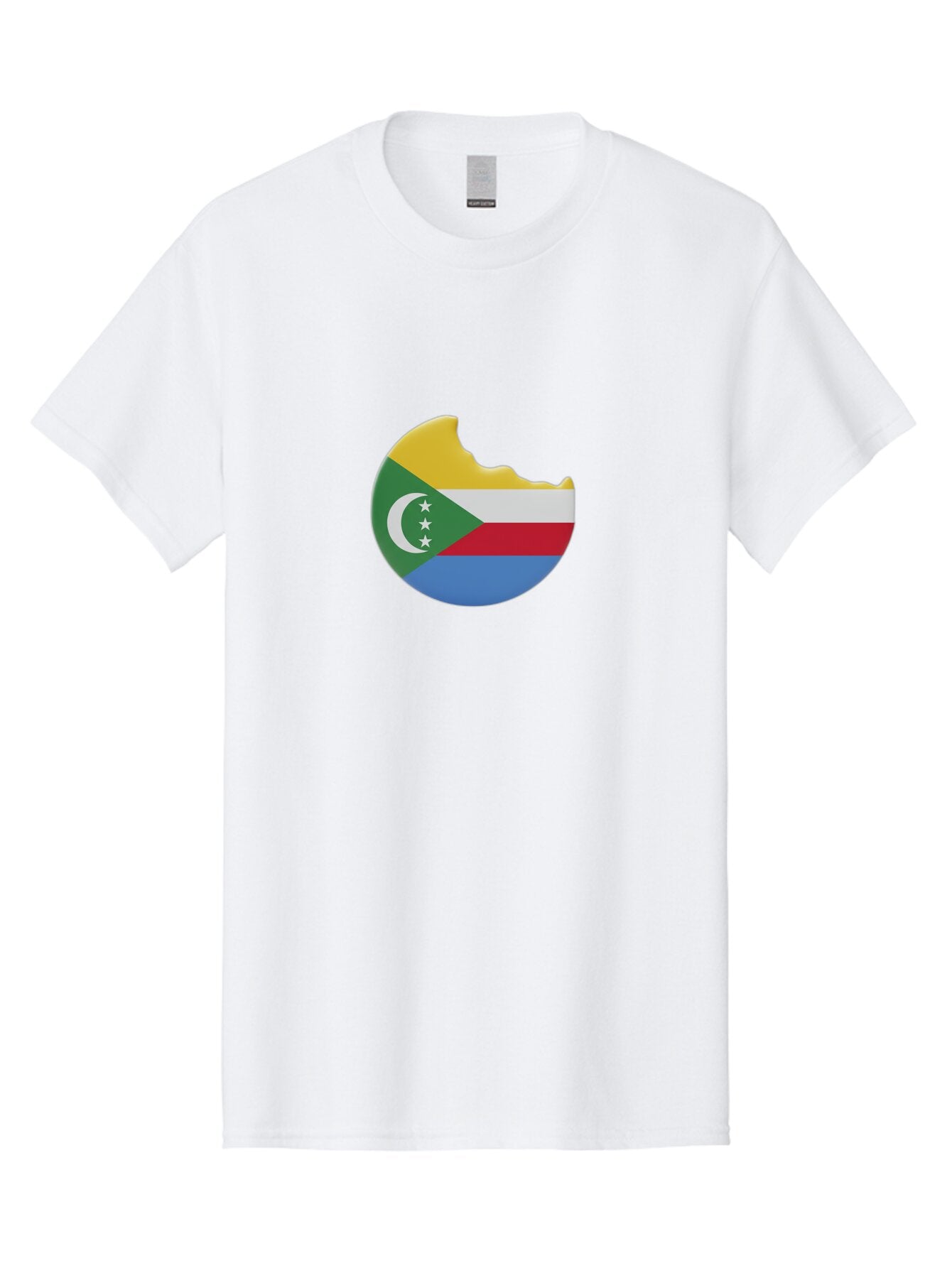 Comoros-Flag-Cookie Men'S Graphic Tee, 100% Cotton, Comfortable Casual Summer Wear, Machine Washable, Vintage Camera, Old Camera, Antique Camera, Black Camera, Classic Photography, Photography Equipment, Nostalgic Device, Film Camera, Bao259 7