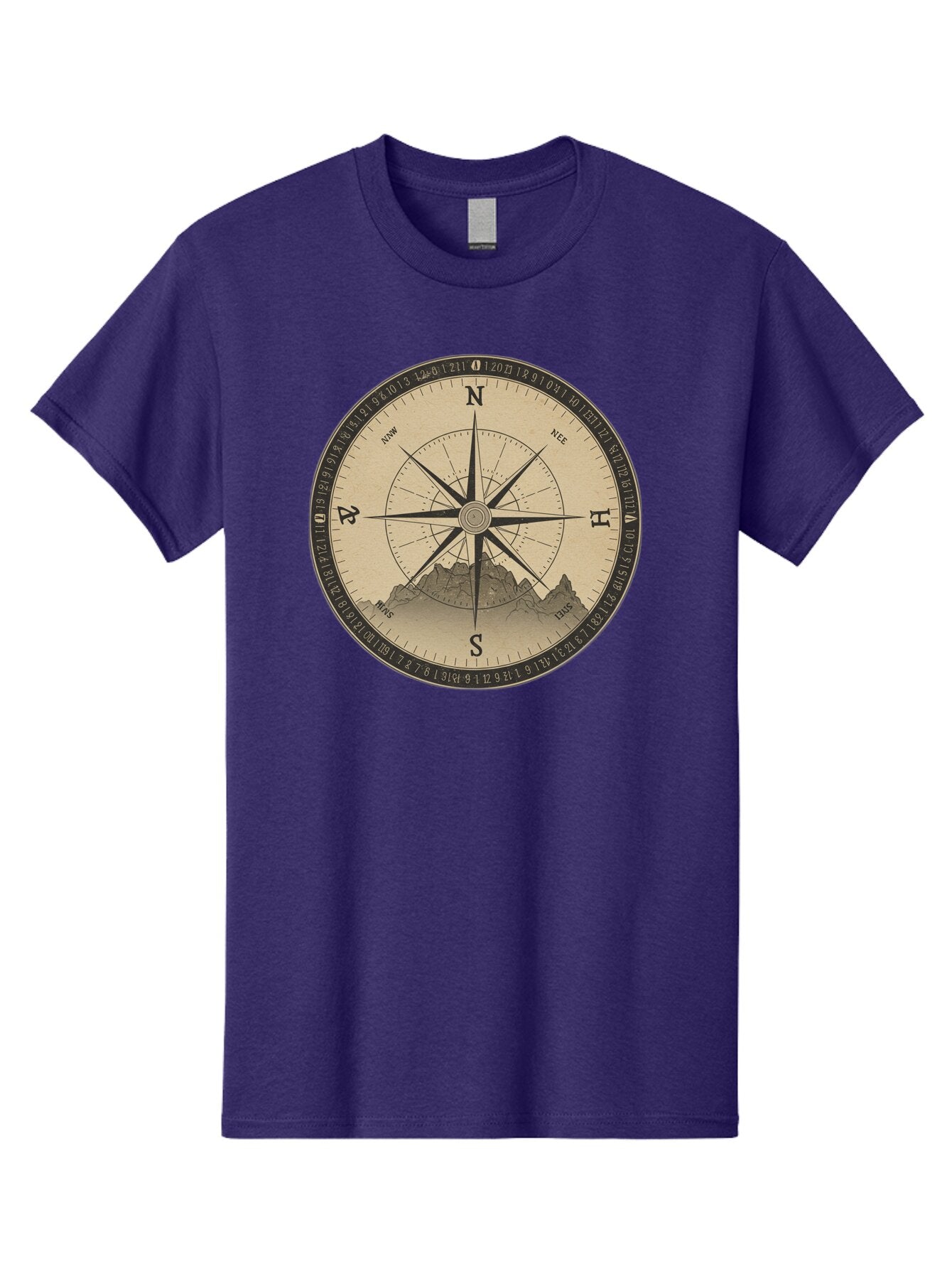 Compass-Rose Men'S Graphic Tee, 100% Cotton, Comfortable Casual Summer Wear, Machine Washable, Vintage Camera, Old Camera, Antique Camera, Black Camera, Classic Photography, Photography Equipment, Nostalgic Device, Film Camera, Camera Art Bao261 10
