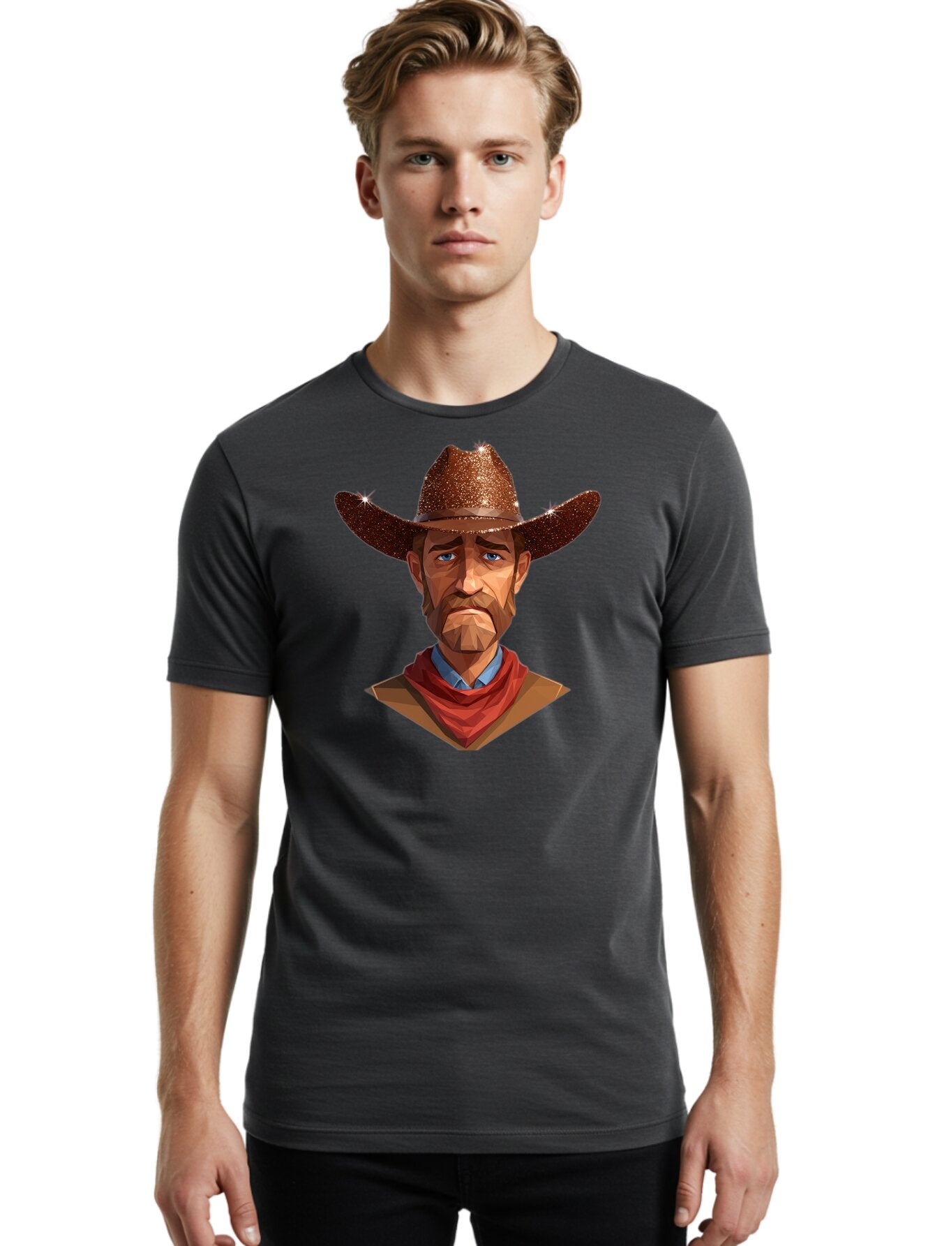 Cowboy-1 Men'S Graphic Tee, 100% Cotton, Comfortable Casual Summer Wear, Machine Washable, Vintage Camera, Old Camera, Antique Camera, Black Camera, Classic Photography, Photography Equipment, Nostalgic Device, Film Camera, Camera Art Bao266 23