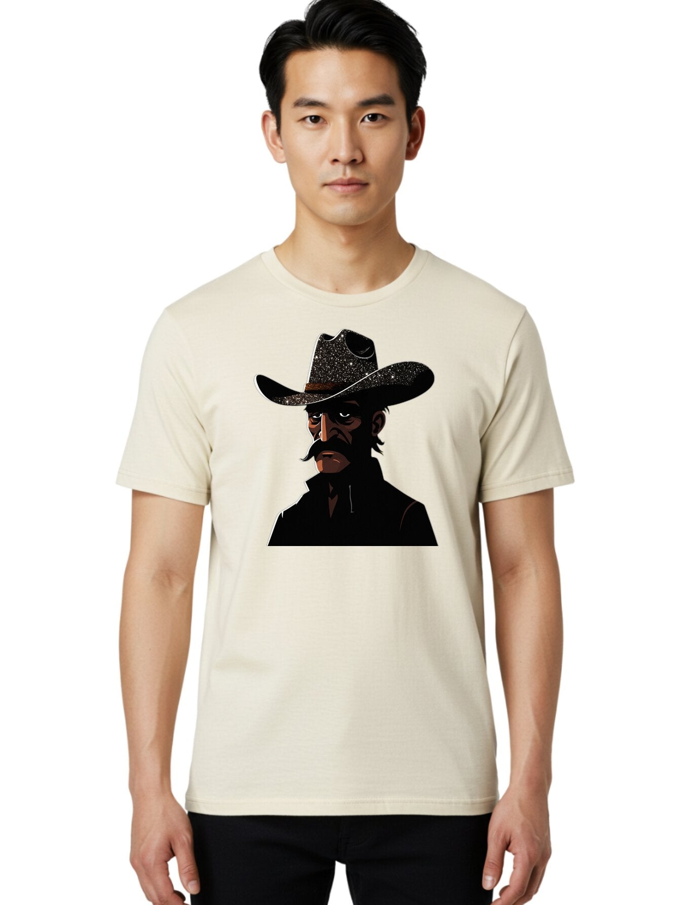 Cowboy-2 Men'S Graphic Tee, 100% Cotton, Comfortable Casual Summer Wear, Machine Washable, Vintage Camera, Old Camera, Antique Camera, Black Camera, Classic Photography, Photography Equipment, Nostalgic Device, Film Camera, Camera Art Bao267 26