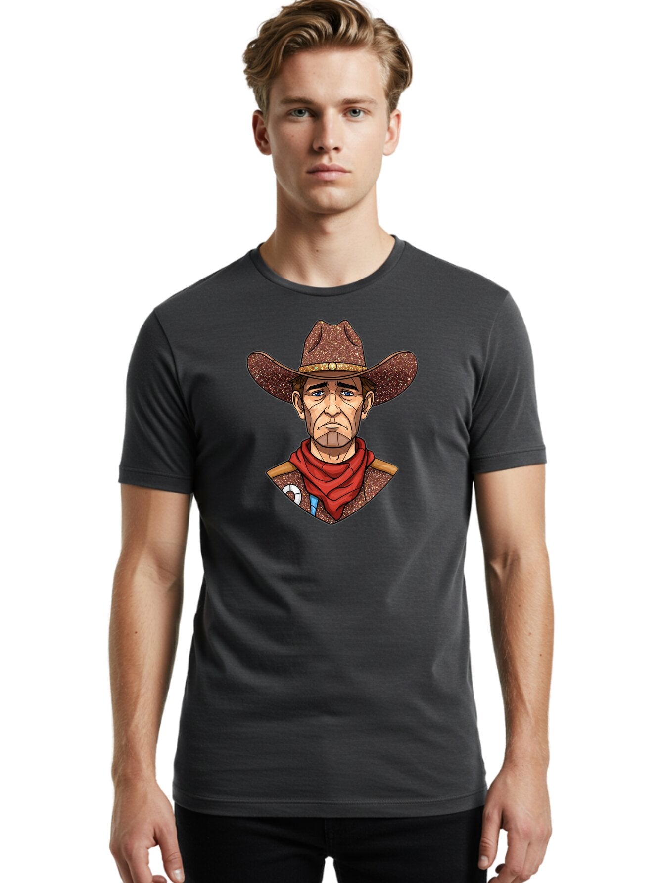 Cowboy-Art Men'S Graphic Tee, 100% Cotton, Comfortable Casual Summer Wear, Machine Washable, Vintage Camera, Old Camera, Antique Camera, Black Camera, Classic Photography, Photography Equipment, Nostalgic Device, Film Camera, Camera Art Bao271 19