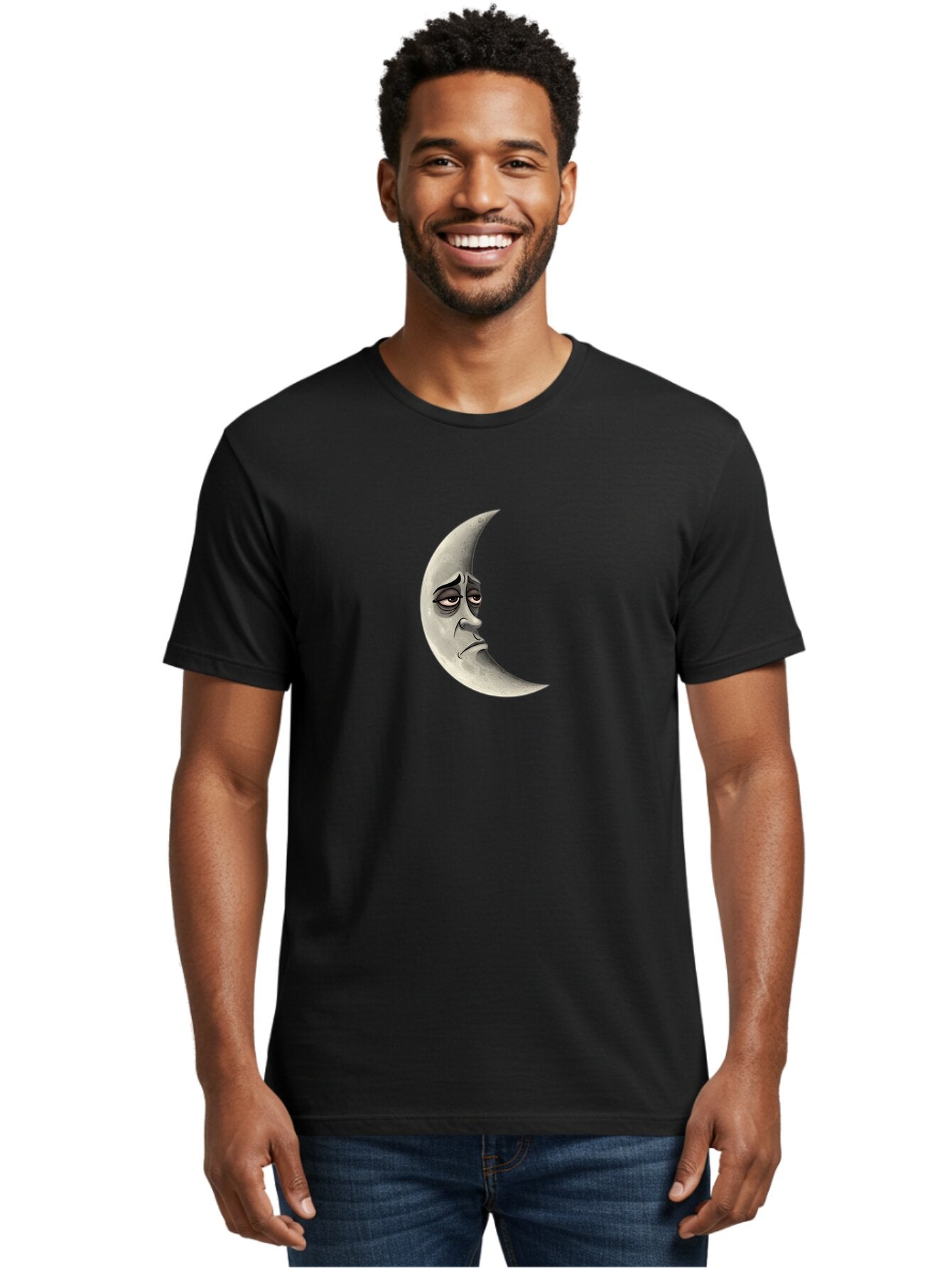 Crescent-Moon-Face Men'S Graphic Tee, 100% Cotton, Comfortable Casual Summer Wear, Machine Washable, Vintage Camera, Old Camera, Antique Camera, Black Camera, Classic Photography, Photography Equipment, Nostalgic Device, Film Camera, Bao292 21