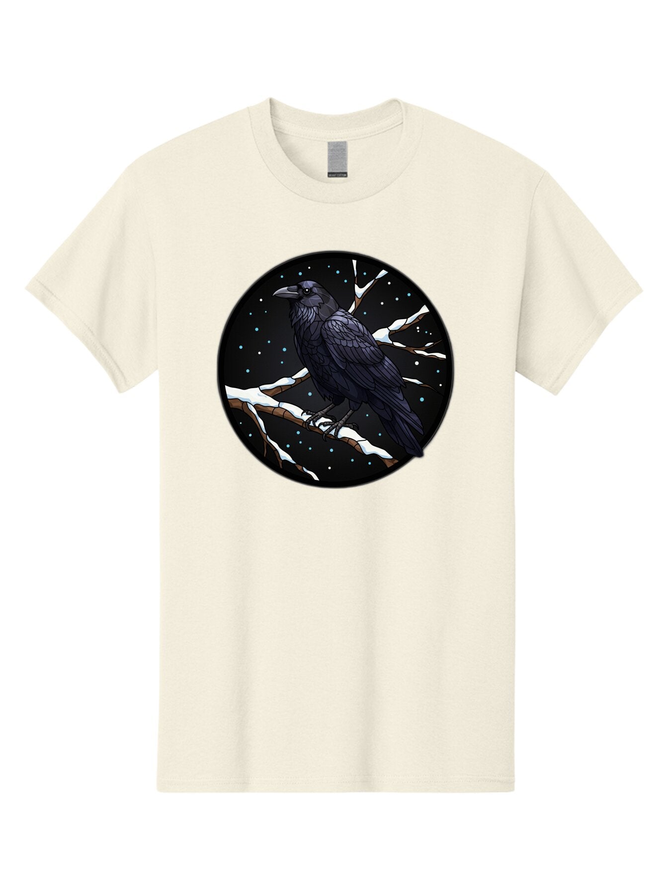 Crow-On-Branch-2 Men'S Graphic Tee, 100% Cotton, Comfortable Casual Summer Wear, Machine Washable, Vintage Camera, Old Camera, Antique Camera, Black Camera, Classic Photography, Photography Equipment, Nostalgic Device, Film Camera, Camera Art Bao296 7