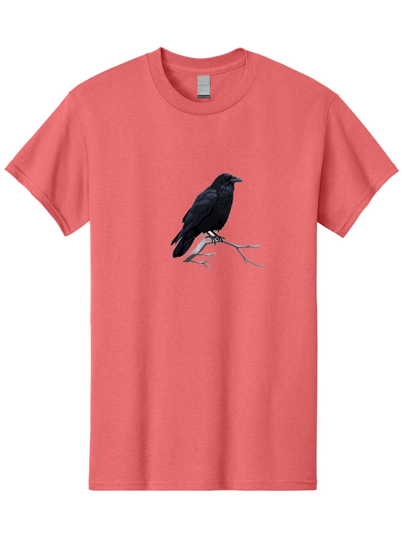 Crow-On-Branch Men'S Graphic Tee, 100% Cotton, Comfortable Casual Summer Wear, Machine Washable, Vintage Camera, Old Camera, Antique Camera, Black Camera, Classic Photography, Photography Equipment, Nostalgic Device, Film Camera, Camera Art Bao298 4
