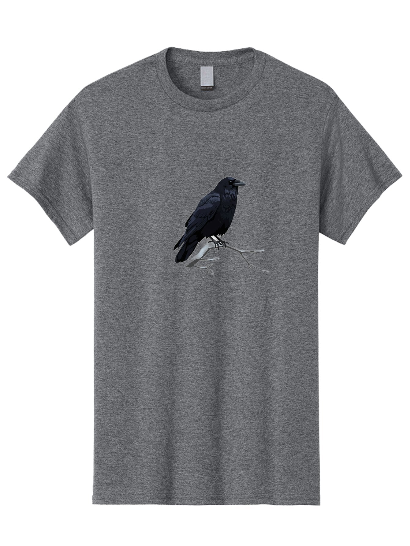 Crow-On-Branch Men'S Graphic Tee, 100% Cotton, Comfortable Casual Summer Wear, Machine Washable, Vintage Camera, Old Camera, Antique Camera, Black Camera, Classic Photography, Photography Equipment, Nostalgic Device, Film Camera, Camera Art Bao298 5