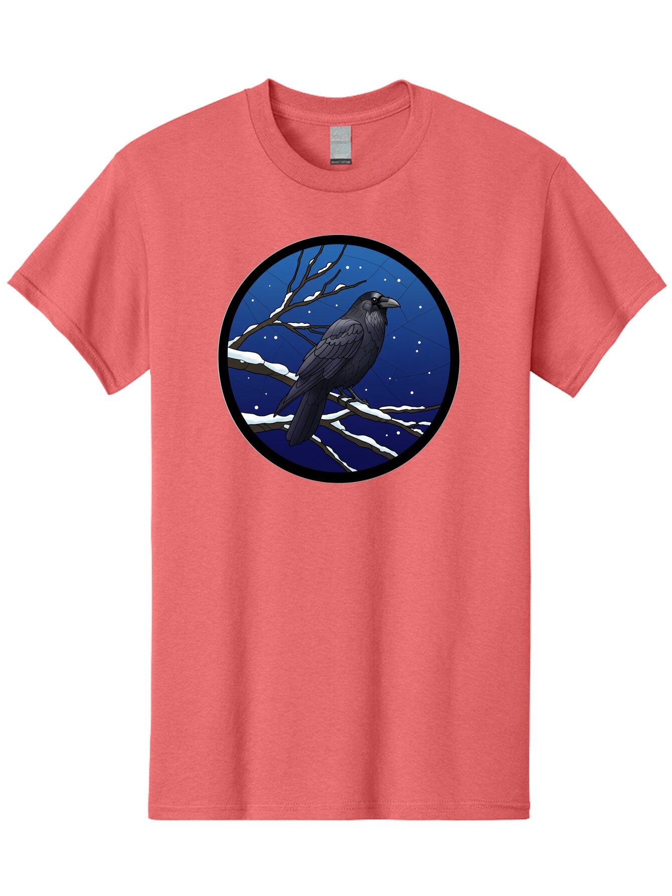 Crow-On-Snowy-Branch Men'S Graphic Tee, 100% Cotton, Comfortable Casual Summer Wear, Machine Washable, Vintage Camera, Old Camera, Antique Camera, Black Camera, Classic Photography, Photography Equipment, Nostalgic Device, Film Camera, Bao299 6