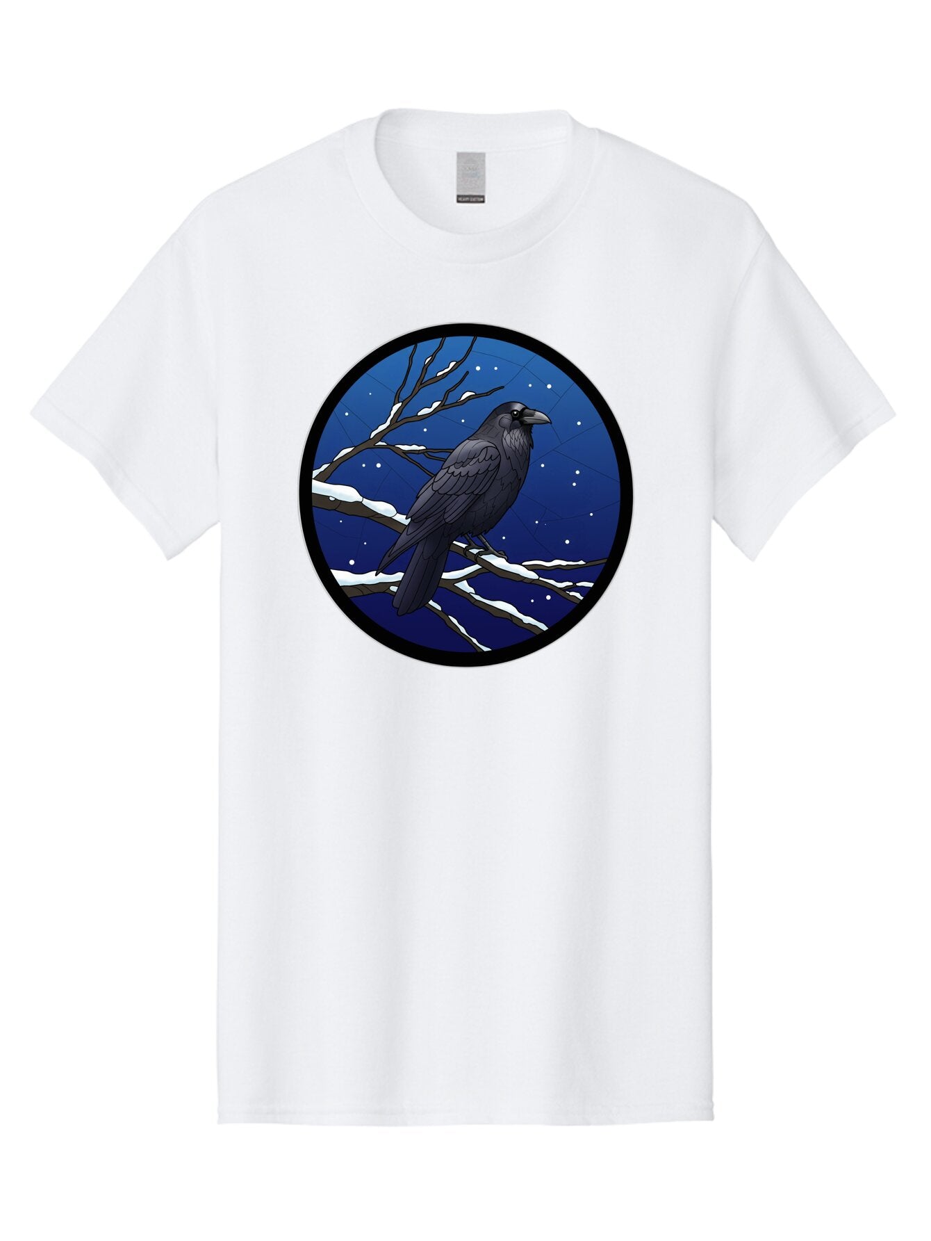 Crow-On-Snowy-Branch Men'S Graphic Tee, 100% Cotton, Comfortable Casual Summer Wear, Machine Washable, Vintage Camera, Old Camera, Antique Camera, Black Camera, Classic Photography, Photography Equipment, Nostalgic Device, Film Camera, Bao299 9