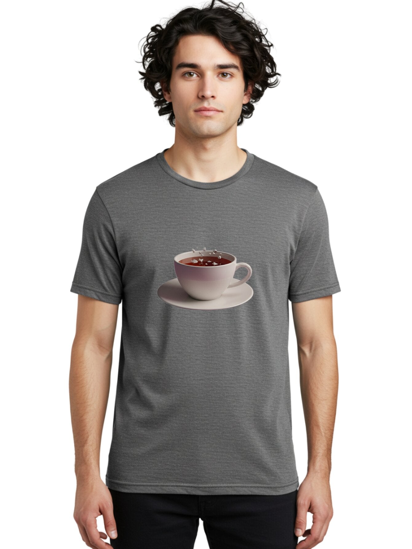 Cup-Of-Coffee-1 Men'S Graphic Tee, 100% Cotton, Comfortable Casual Summer Wear, Machine Washable, Vintage Camera, Old Camera, Antique Camera, Black Camera, Classic Photography, Photography Equipment, Nostalgic Device, Film Camera, Camera Art Bao312 26