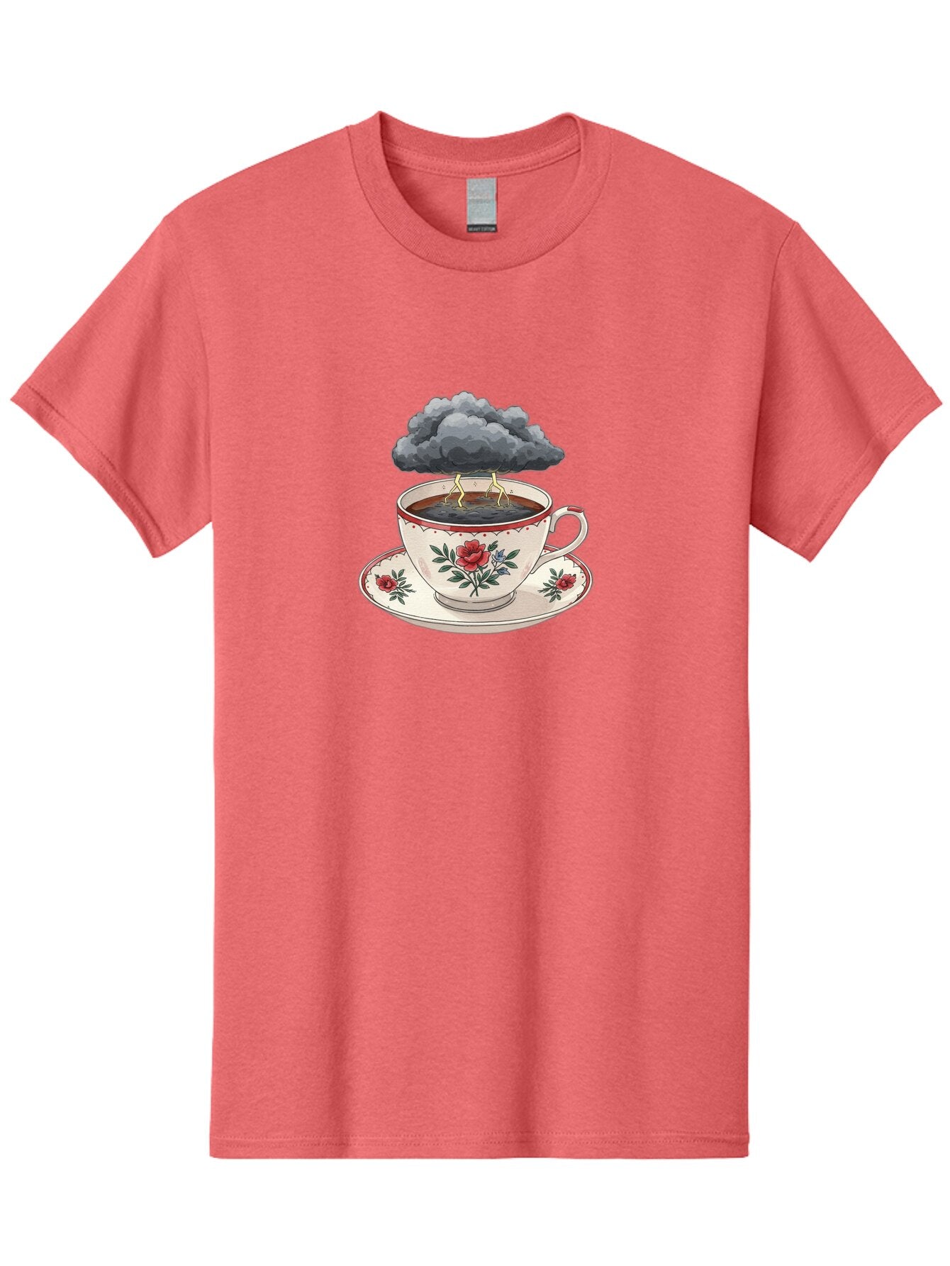 Cup-Of-Tea-With-Storm-Cloud Men'S Graphic Tee, 100% Cotton, Comfortable Casual Summer Wear, Machine Washable, Vintage Camera, Old Camera, Antique Camera, Black Camera, Classic Photography, Photography Equipment, Nostalgic Device, Film Camera, Bao314 7