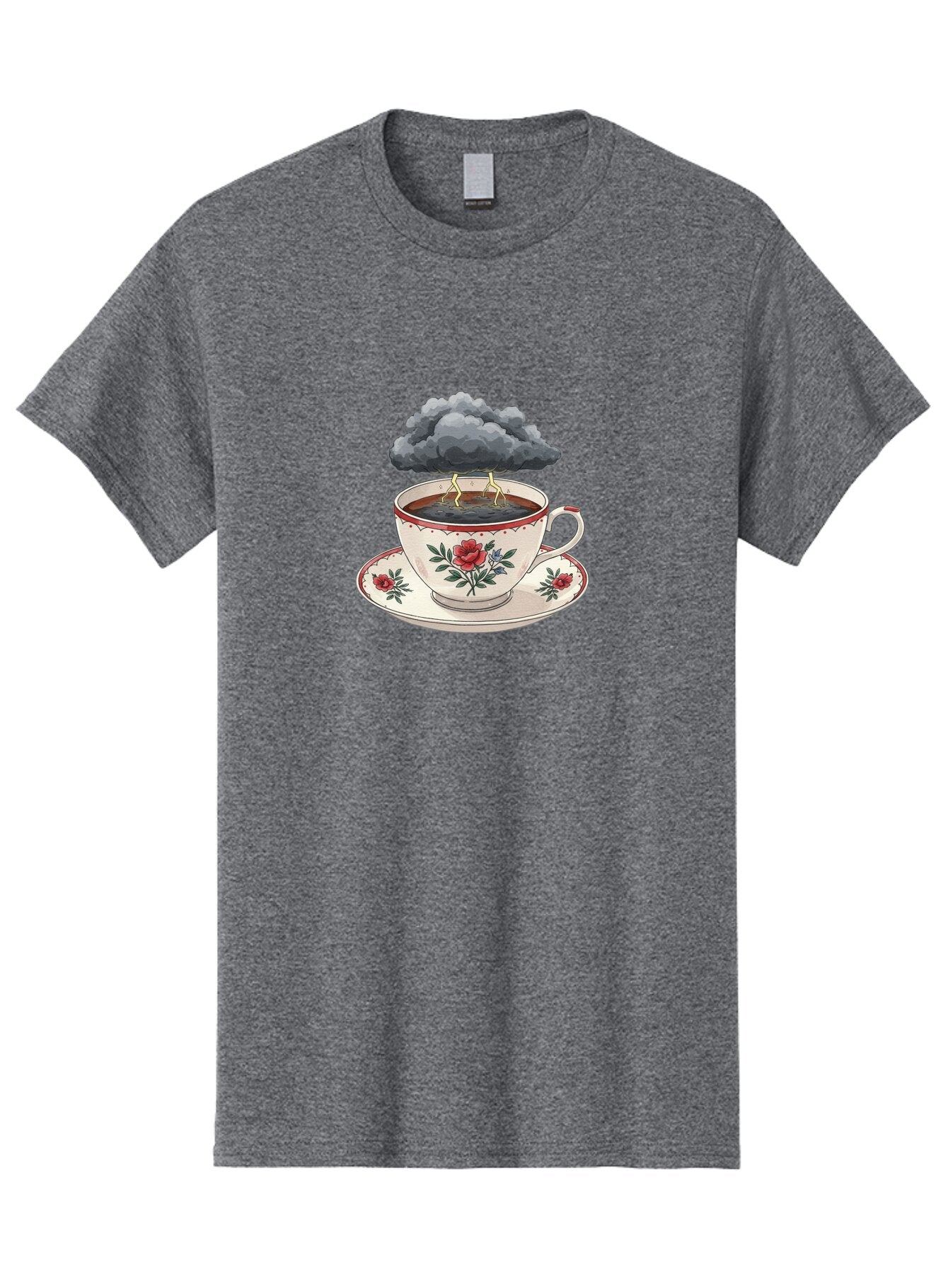 Cup-Of-Tea-With-Storm-Cloud Men'S Graphic Tee, 100% Cotton, Comfortable Casual Summer Wear, Machine Washable, Vintage Camera, Old Camera, Antique Camera, Black Camera, Classic Photography, Photography Equipment, Nostalgic Device, Film Camera, Bao314 9
