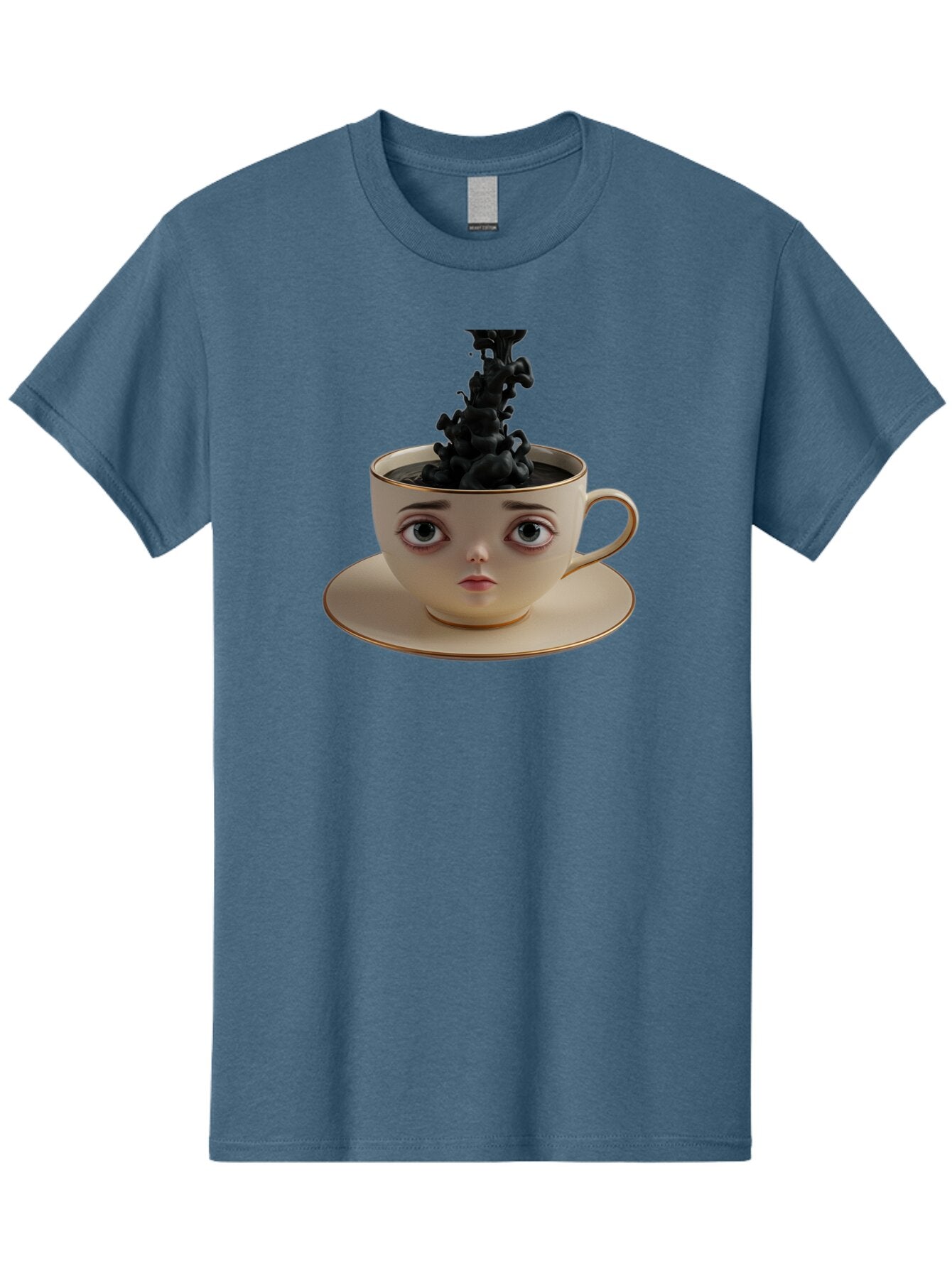 Cup-With-Face Men'S Graphic Tee, 100% Cotton, Comfortable Casual Summer Wear, Machine Washable, Vintage Camera, Old Camera, Antique Camera, Black Camera, Classic Photography, Photography Equipment, Nostalgic Device, Film Camera, Camera Art Bao316 9