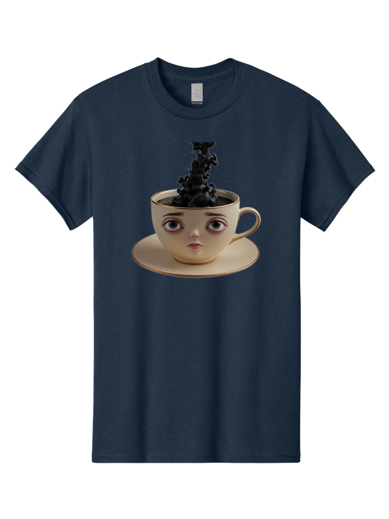 Cup-With-Face Men'S Graphic Tee, 100% Cotton, Comfortable Casual Summer Wear, Machine Washable, Vintage Camera, Old Camera, Antique Camera, Black Camera, Classic Photography, Photography Equipment, Nostalgic Device, Film Camera, Camera Art Bao316 3