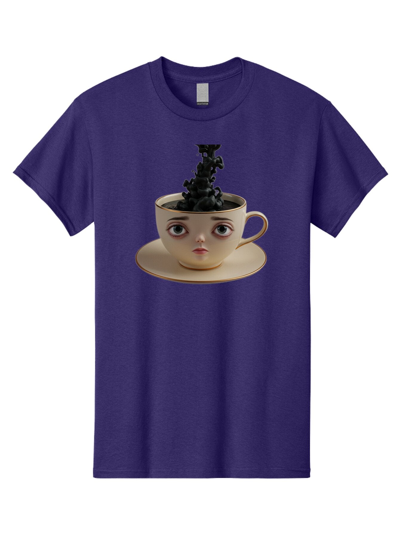 Cup-With-Face Men'S Graphic Tee, 100% Cotton, Comfortable Casual Summer Wear, Machine Washable, Vintage Camera, Old Camera, Antique Camera, Black Camera, Classic Photography, Photography Equipment, Nostalgic Device, Film Camera, Camera Art Bao316