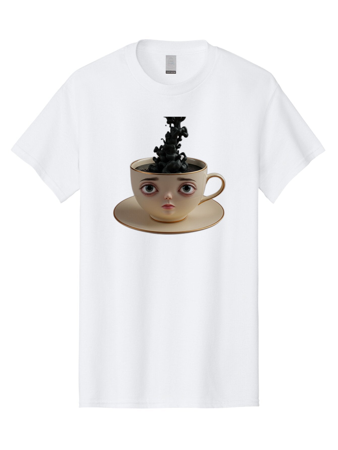 Cup-With-Face Men'S Graphic Tee, 100% Cotton, Comfortable Casual Summer Wear, Machine Washable, Vintage Camera, Old Camera, Antique Camera, Black Camera, Classic Photography, Photography Equipment, Nostalgic Device, Film Camera, Camera Art Bao316 15