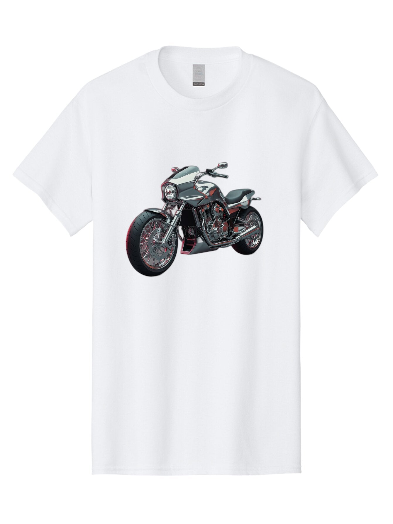 Custom-Motorcycle Men'S Graphic Tee, 100% Cotton, Comfortable Casual Summer Wear, Machine Washable, Vintage Camera, Old Camera, Antique Camera, Black Camera, Classic Photography, Photography Equipment, Nostalgic Device, Film Camera, Camera Art Bao324 5