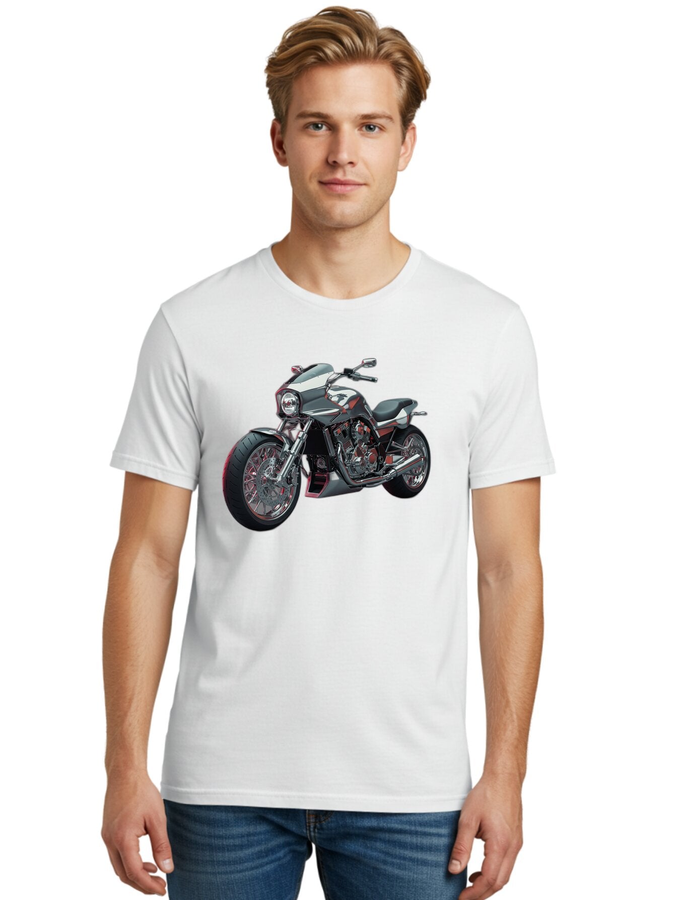 Custom-Motorcycle Men'S Graphic Tee, 100% Cotton, Comfortable Casual Summer Wear, Machine Washable, Vintage Camera, Old Camera, Antique Camera, Black Camera, Classic Photography, Photography Equipment, Nostalgic Device, Film Camera, Camera Art Bao324 23