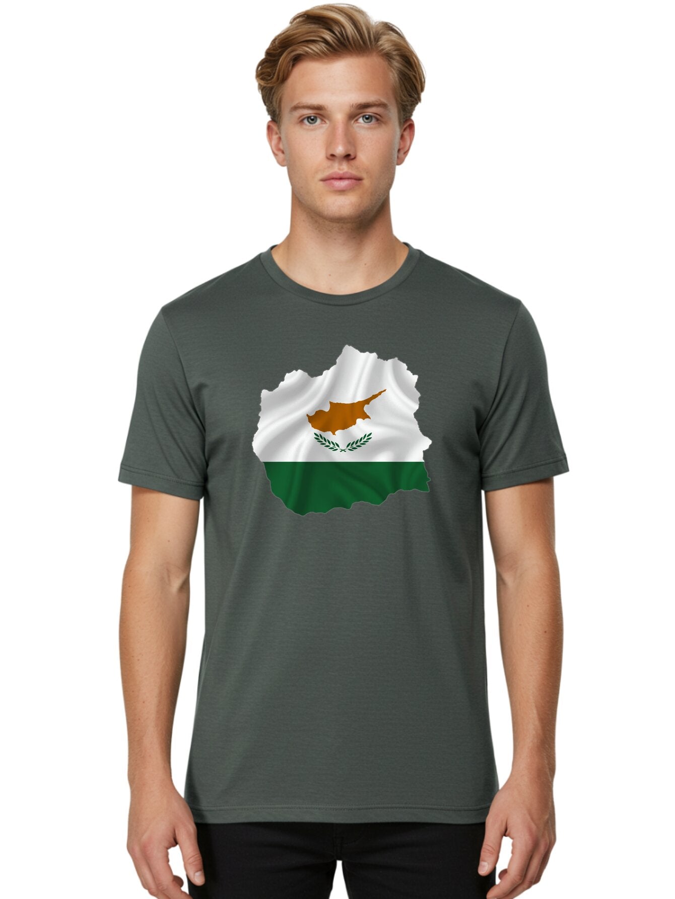 Cyprus-Flag-Map Men'S Graphic Tee, 100% Cotton, Comfortable Casual Summer Wear, Machine Washable, Vintage Camera, Old Camera, Antique Camera, Black Camera, Classic Photography, Photography Equipment, Nostalgic Device, Film Camera, Camera Art Bao328 19