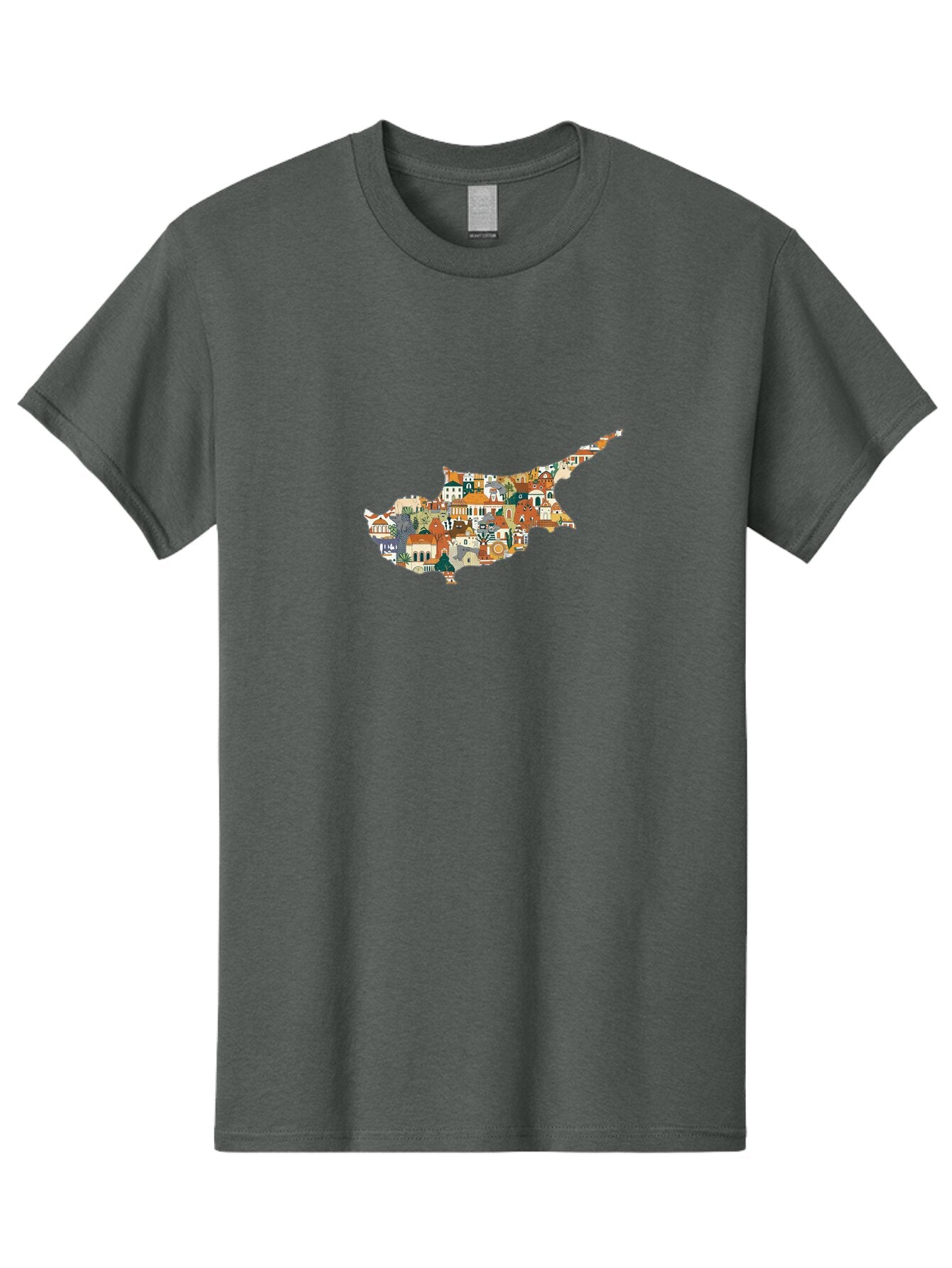 Cyprus-Map Men'S Graphic Tee, 100% Cotton, Comfortable Casual Summer Wear, Machine Washable, Vintage Camera, Old Camera, Antique Camera, Black Camera, Classic Photography, Photography Equipment, Nostalgic Device, Film Camera, Camera Art Bao329