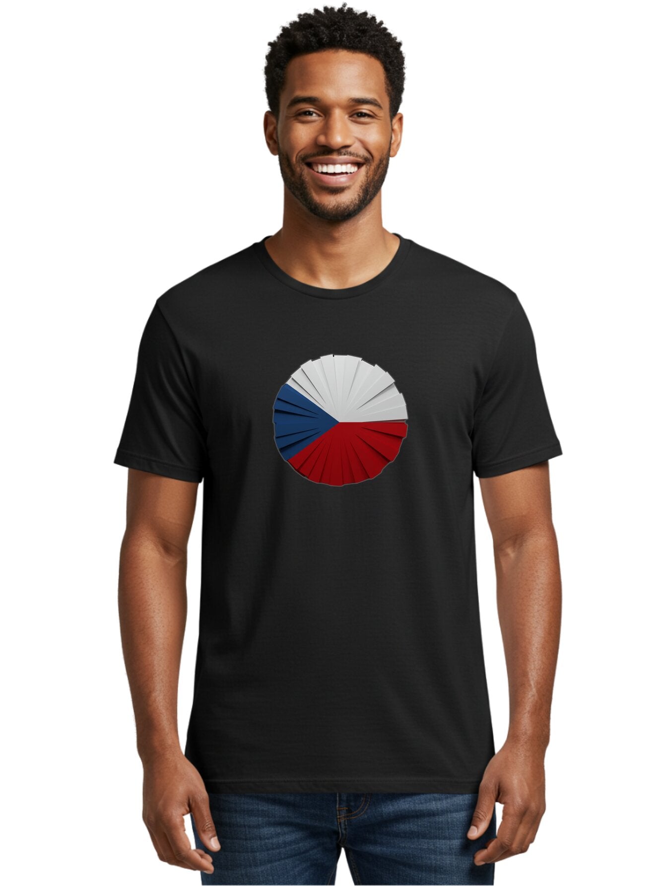 Czech-Republic-Flag Men'S Graphic Tee, 100% Cotton, Comfortable Casual Summer Wear, Machine Washable, Vintage Camera, Old Camera, Antique Camera, Black Camera, Classic Photography, Photography Equipment, Nostalgic Device, Film Camera, Bao330 30