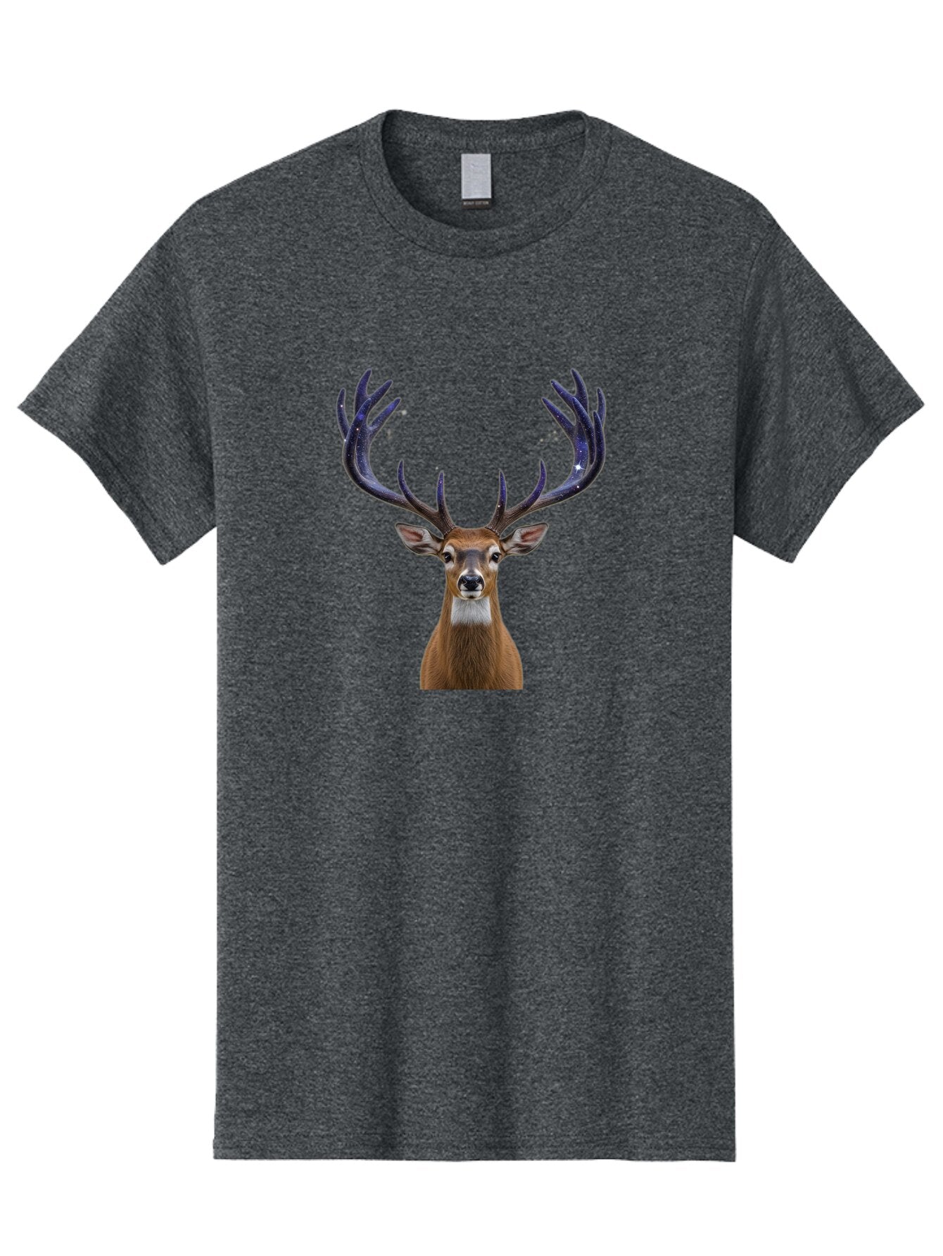 Deer-Head-With-Antlers Men'S Graphic Tee, 100% Cotton, Comfortable Casual Summer Wear, Machine Washable, Vintage Camera, Old Camera, Antique Camera, Black Camera, Classic Photography, Photography Equipment, Nostalgic Device, Film Camera, Bao334 7