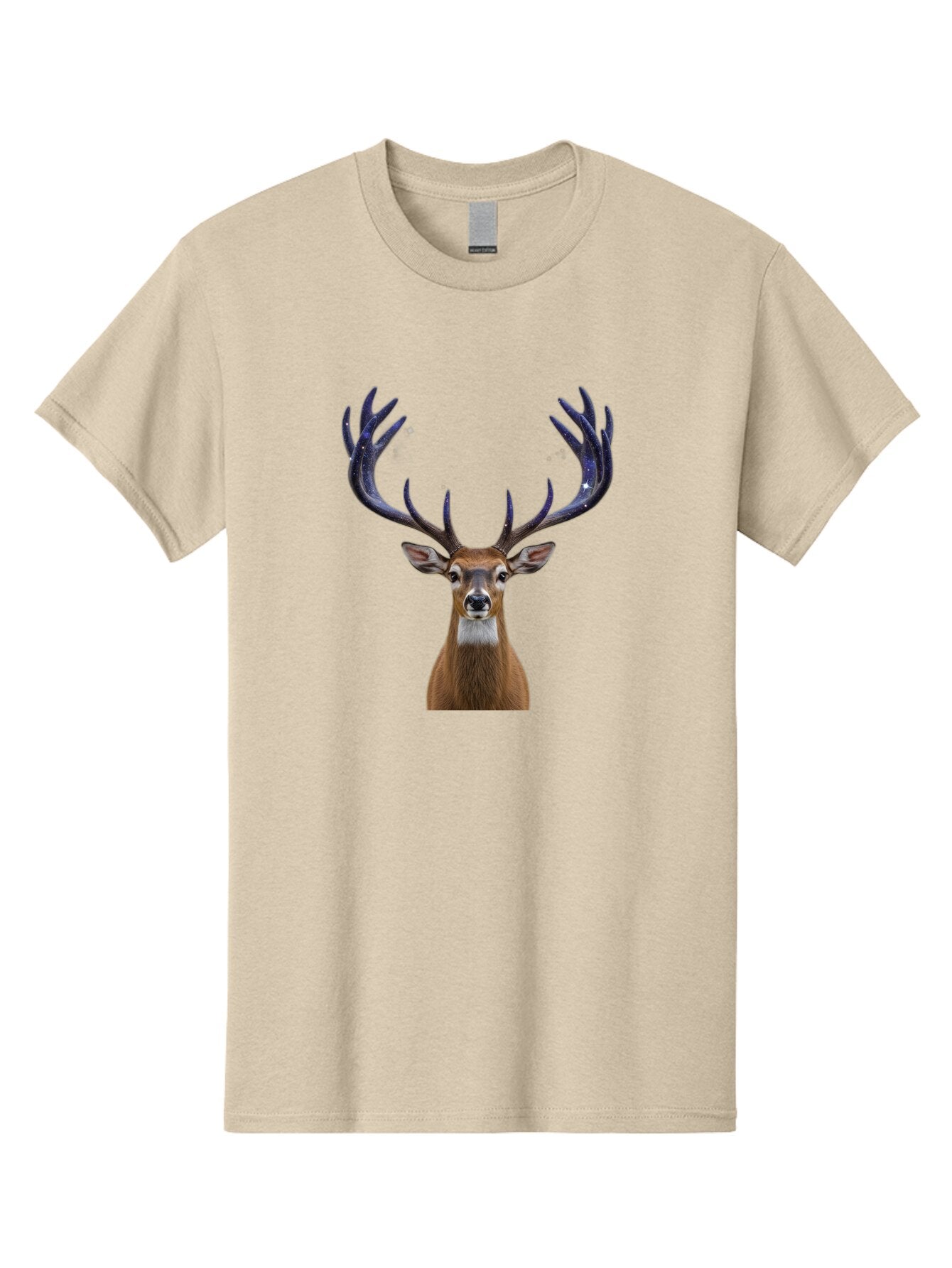 Deer-Head-With-Antlers Men'S Graphic Tee, 100% Cotton, Comfortable Casual Summer Wear, Machine Washable, Vintage Camera, Old Camera, Antique Camera, Black Camera, Classic Photography, Photography Equipment, Nostalgic Device, Film Camera, Bao334