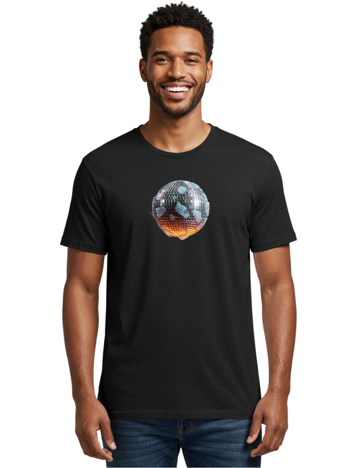 Disco-Ball-1 Men'S Graphic Tee, 100% Cotton, Comfortable Casual Summer Wear, Machine Washable, Vintage Camera, Old Camera, Antique Camera, Black Camera, Classic Photography, Photography Equipment, Nostalgic Device, Film Camera, Camera Art Bao345 22