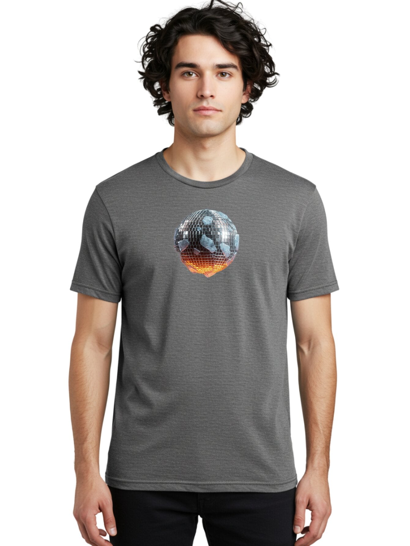 Disco-Ball-1 Men'S Graphic Tee, 100% Cotton, Comfortable Casual Summer Wear, Machine Washable, Vintage Camera, Old Camera, Antique Camera, Black Camera, Classic Photography, Photography Equipment, Nostalgic Device, Film Camera, Camera Art Bao345 19