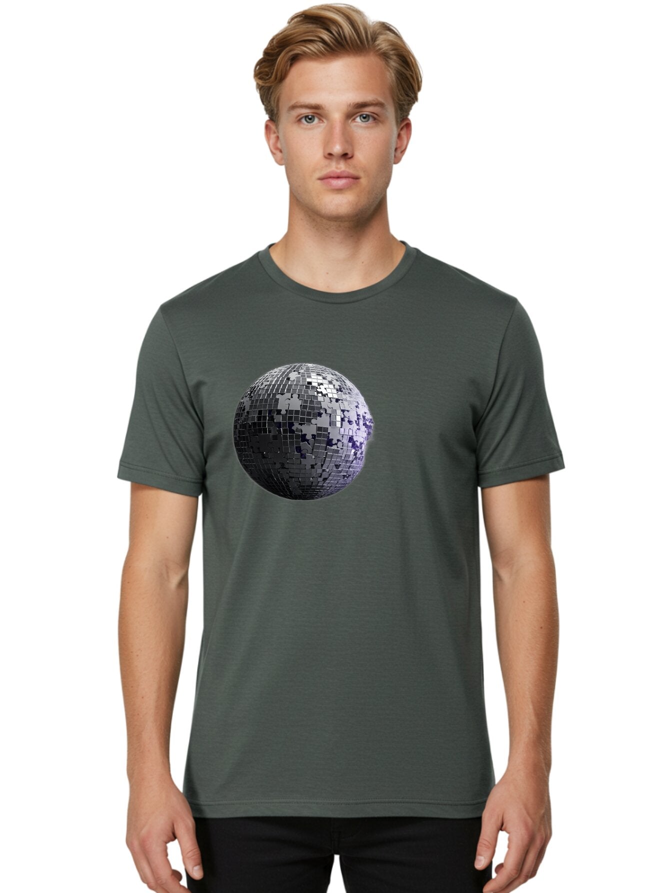 Disco-Ball-3 Men'S Graphic Tee, 100% Cotton, Comfortable Casual Summer Wear, Machine Washable, Vintage Camera, Old Camera, Antique Camera, Black Camera, Classic Photography, Photography Equipment, Nostalgic Device, Film Camera, Camera Art Bao347 18