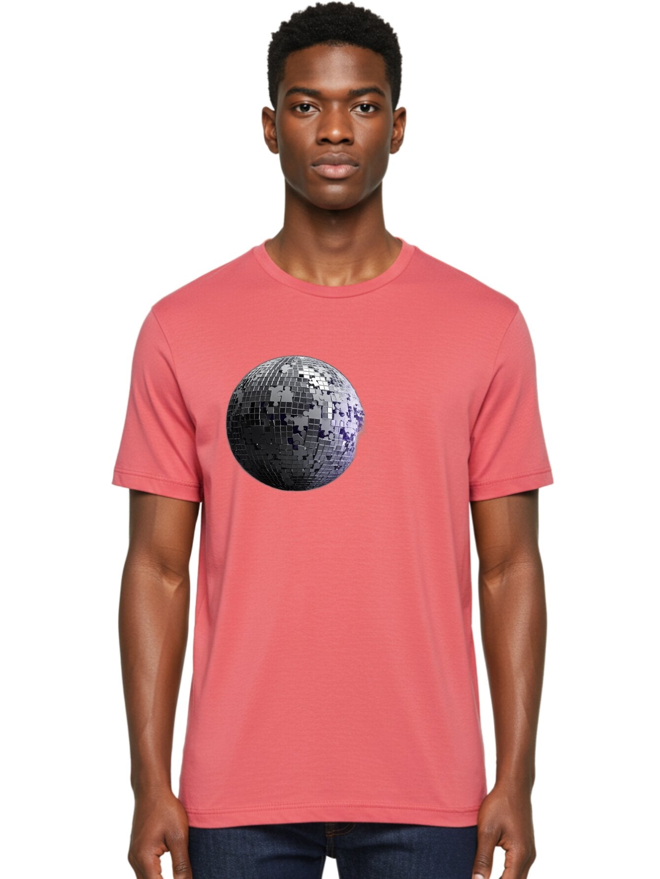 Disco-Ball-3 Men'S Graphic Tee, 100% Cotton, Comfortable Casual Summer Wear, Machine Washable, Vintage Camera, Old Camera, Antique Camera, Black Camera, Classic Photography, Photography Equipment, Nostalgic Device, Film Camera, Camera Art Bao347 17