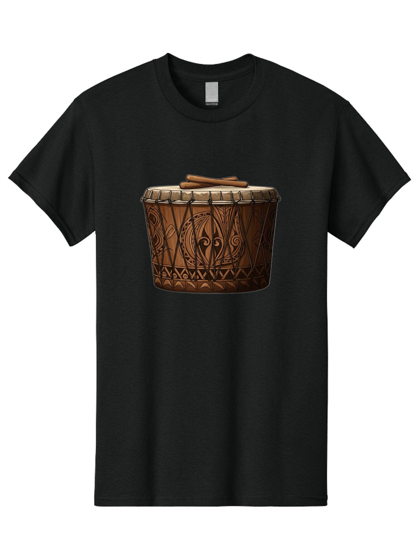 Djembe-Drum Men'S Graphic Tee, 100% Cotton, Comfortable Casual Summer Wear, Machine Washable, Vintage Camera, Old Camera, Antique Camera, Black Camera, Classic Photography, Photography Equipment, Nostalgic Device, Film Camera, Camera Art Bao351 8