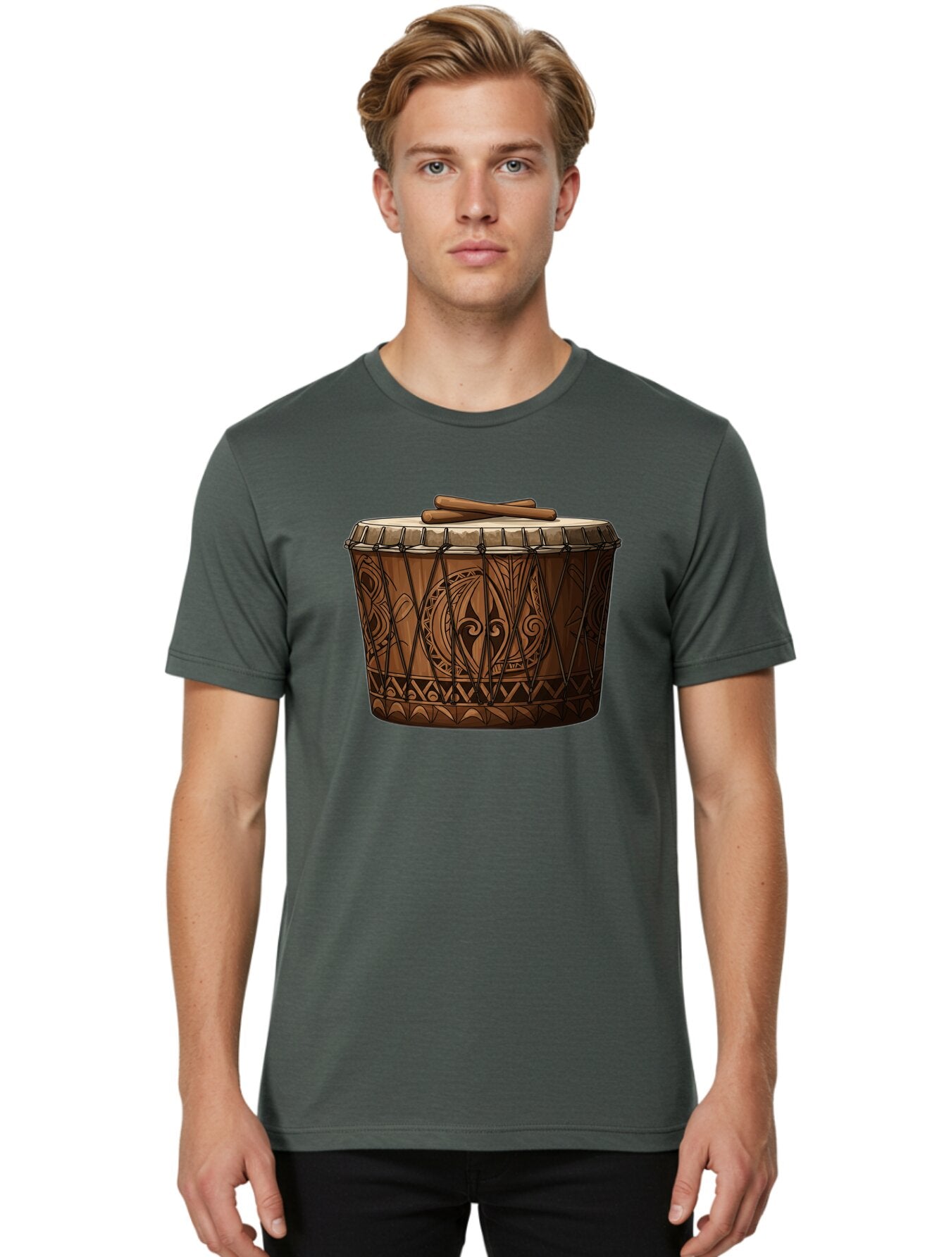 Djembe-Drum Men'S Graphic Tee, 100% Cotton, Comfortable Casual Summer Wear, Machine Washable, Vintage Camera, Old Camera, Antique Camera, Black Camera, Classic Photography, Photography Equipment, Nostalgic Device, Film Camera, Camera Art Bao351 27