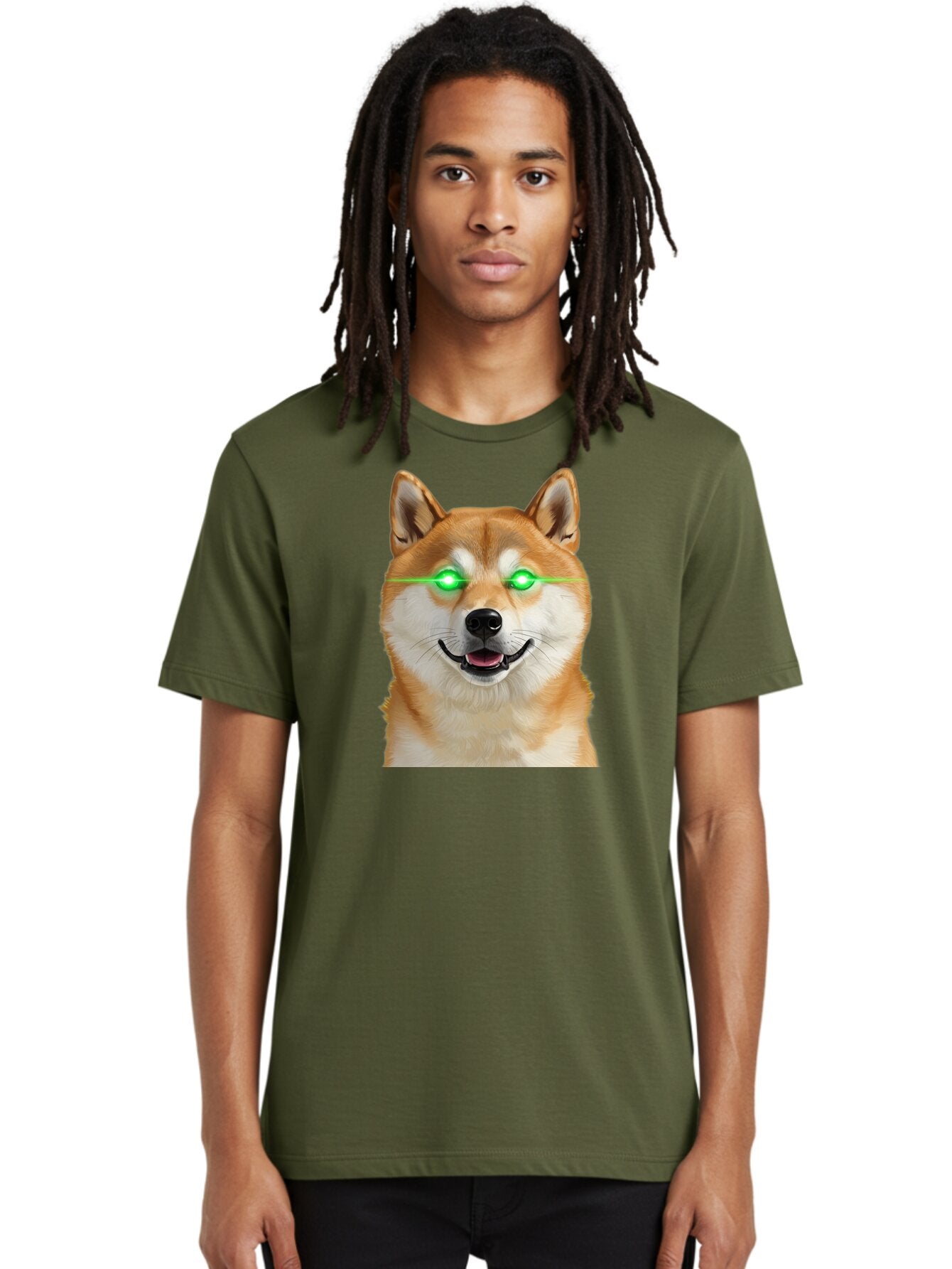 Doge-With-Green-Eyes Men'S Graphic Tee, 100% Cotton, Comfortable Casual Summer Wear, Machine Washable, Vintage Camera, Old Camera, Antique Camera, Black Camera, Classic Photography, Photography Equipment, Nostalgic Device, Film Camera, Bao363 17