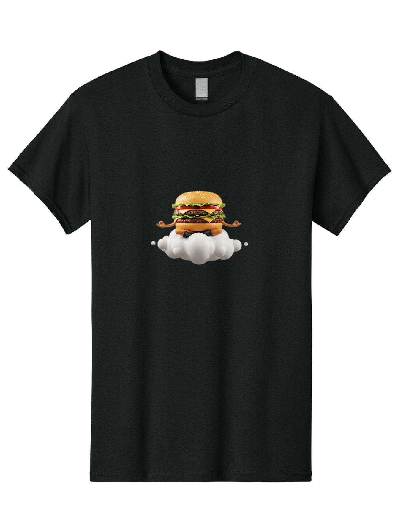 Double-Cheeseburger-1 Men'S Graphic Tee, 100% Cotton, Comfortable Casual Summer Wear, Machine Washable, Vintage Camera, Old Camera, Antique Camera, Black Camera, Classic Photography, Photography Equipment, Nostalgic Device, Film Camera, Bao369