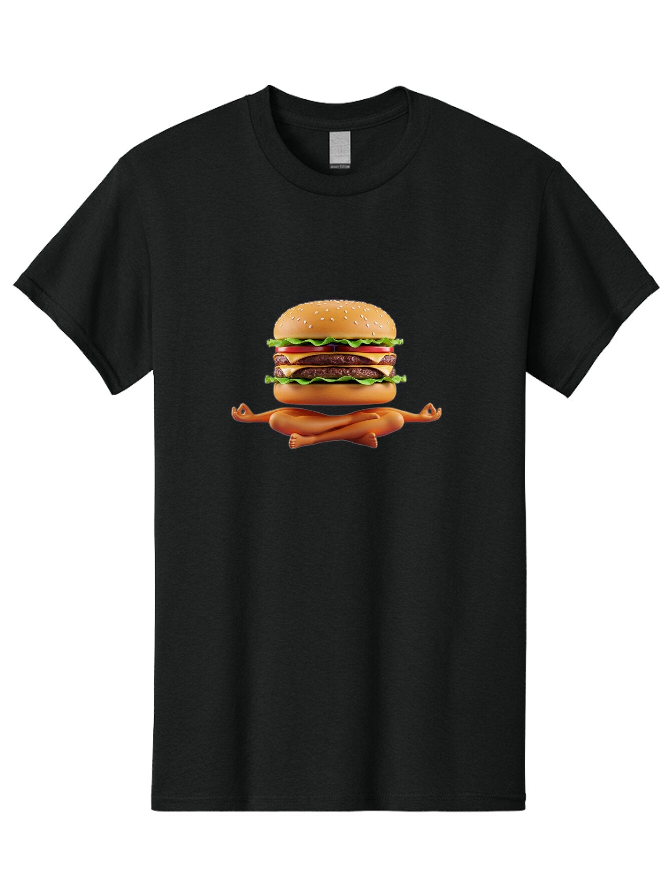 Double-Cheeseburger-Yoga Men'S Graphic Tee, 100% Cotton, Comfortable Casual Summer Wear, Machine Washable, Vintage Camera, Old Camera, Antique Camera, Black Camera, Classic Photography, Photography Equipment, Nostalgic Device, Film Camera, Bao372 4