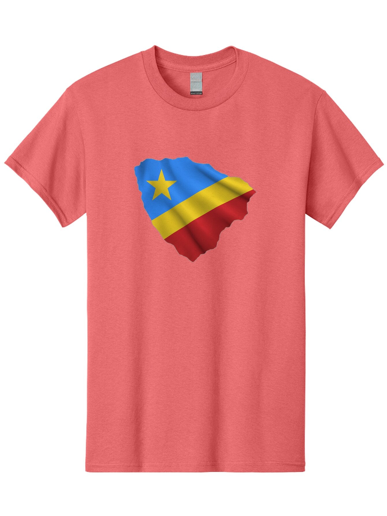 Drc-Map-With-Flag Men'S Graphic Tee, 100% Cotton, Comfortable Casual Summer Wear, Machine Washable, Vintage Camera, Old Camera, Antique Camera, Black Camera, Classic Photography, Photography Equipment, Nostalgic Device, Film Camera, Camera Art Bao374 14