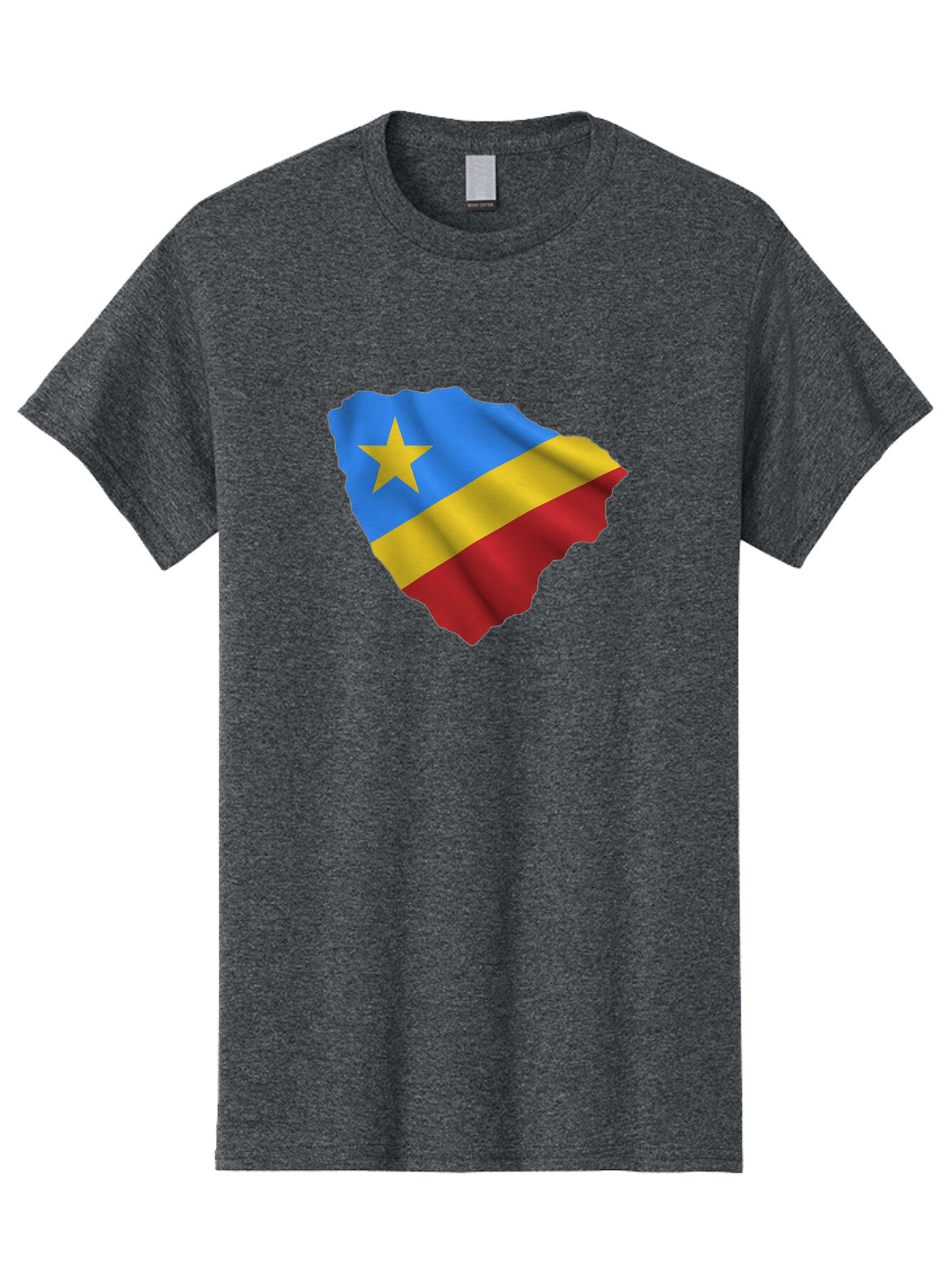 Drc-Map-With-Flag Men'S Graphic Tee, 100% Cotton, Comfortable Casual Summer Wear, Machine Washable, Vintage Camera, Old Camera, Antique Camera, Black Camera, Classic Photography, Photography Equipment, Nostalgic Device, Film Camera, Camera Art Bao374 11