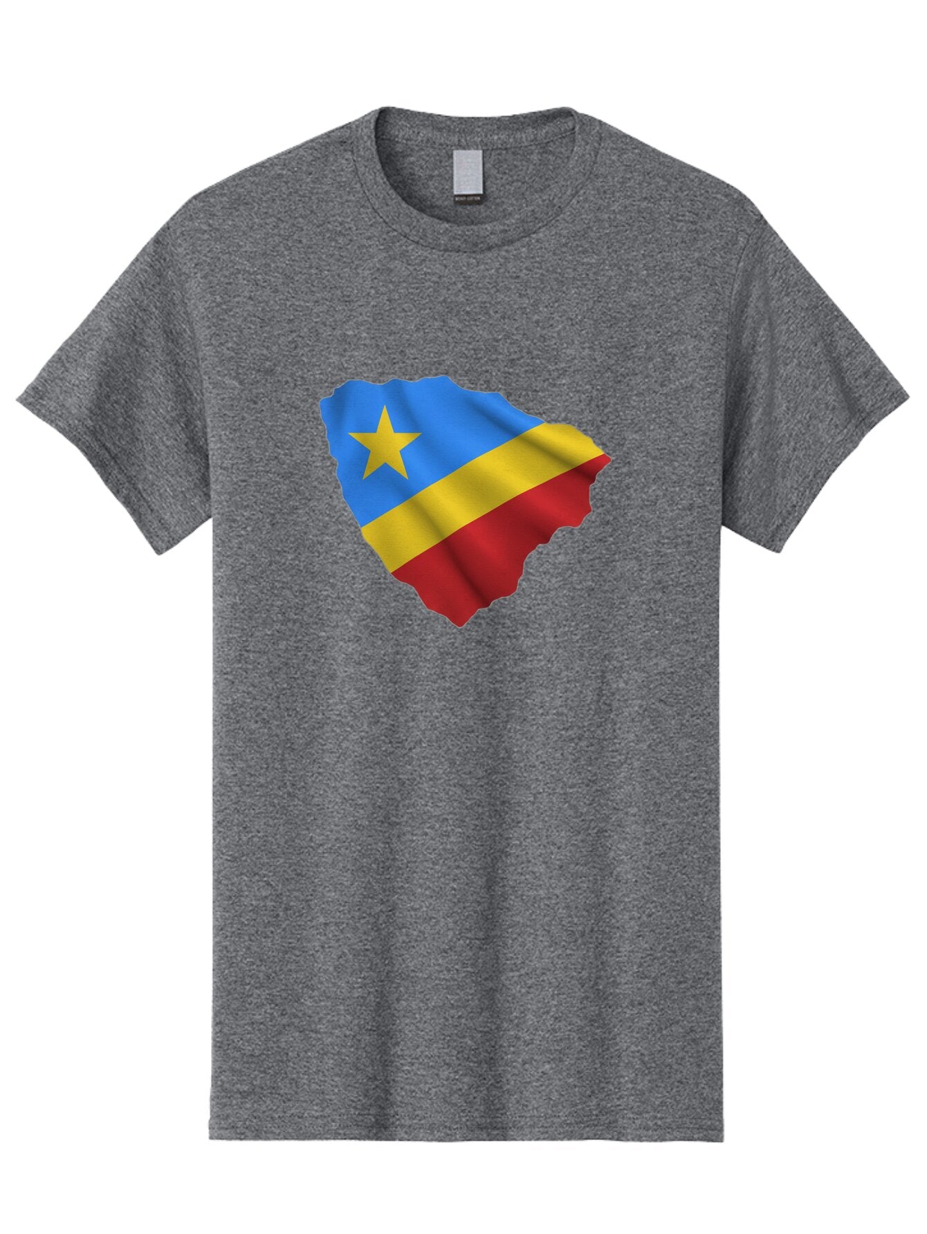 Drc-Map-With-Flag Men'S Graphic Tee, 100% Cotton, Comfortable Casual Summer Wear, Machine Washable, Vintage Camera, Old Camera, Antique Camera, Black Camera, Classic Photography, Photography Equipment, Nostalgic Device, Film Camera, Camera Art Bao374 9
