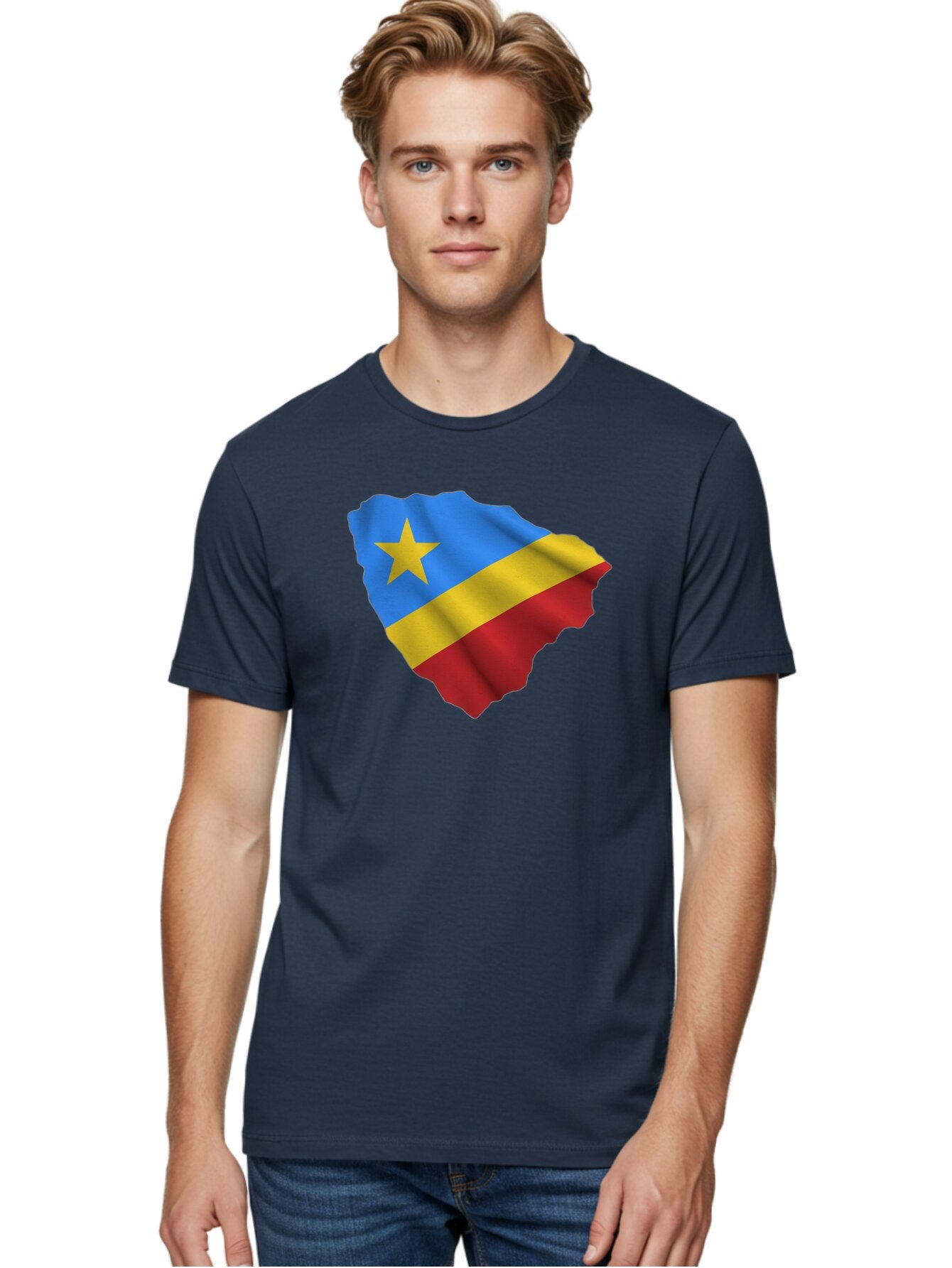 Drc-Map-With-Flag Men'S Graphic Tee, 100% Cotton, Comfortable Casual Summer Wear, Machine Washable, Vintage Camera, Old Camera, Antique Camera, Black Camera, Classic Photography, Photography Equipment, Nostalgic Device, Film Camera, Camera Art Bao374 23