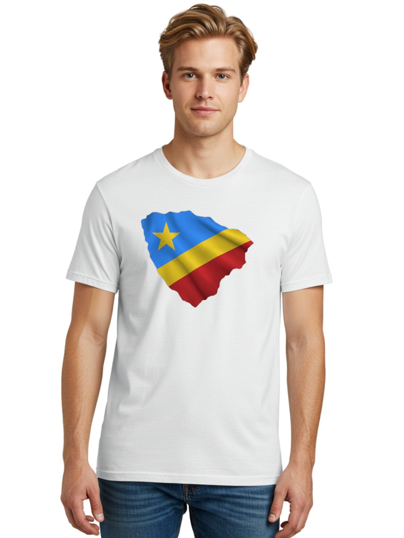 Drc-Map-With-Flag Men'S Graphic Tee, 100% Cotton, Comfortable Casual Summer Wear, Machine Washable, Vintage Camera, Old Camera, Antique Camera, Black Camera, Classic Photography, Photography Equipment, Nostalgic Device, Film Camera, Camera Art Bao374 22