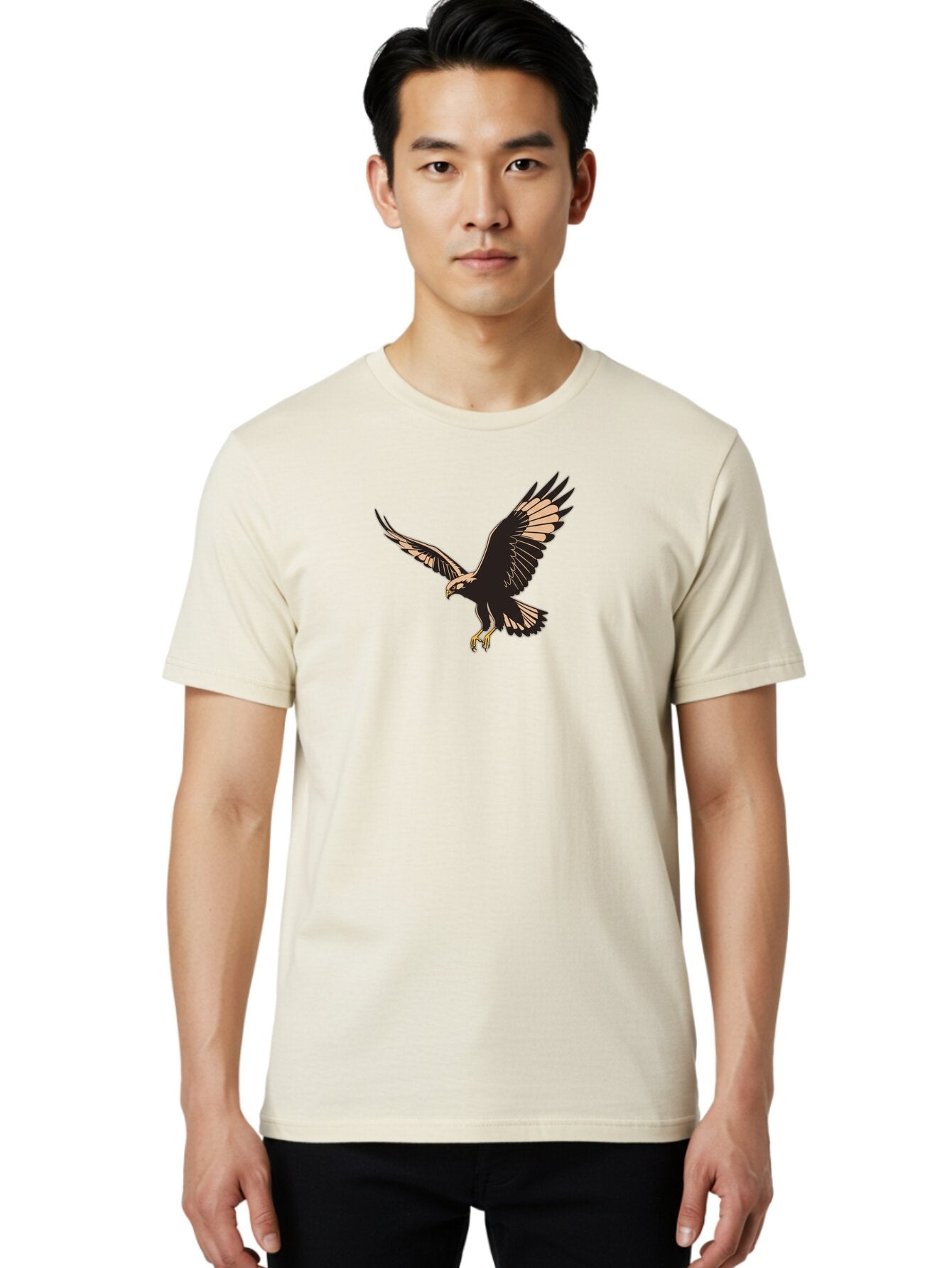 Eagle-In-Flight Men'S Graphic Tee, 100% Cotton, Comfortable Casual Summer Wear, Machine Washable, Vintage Camera, Old Camera, Antique Camera, Black Camera, Classic Photography, Photography Equipment, Nostalgic Device, Film Camera, Camera Art Bao377 20