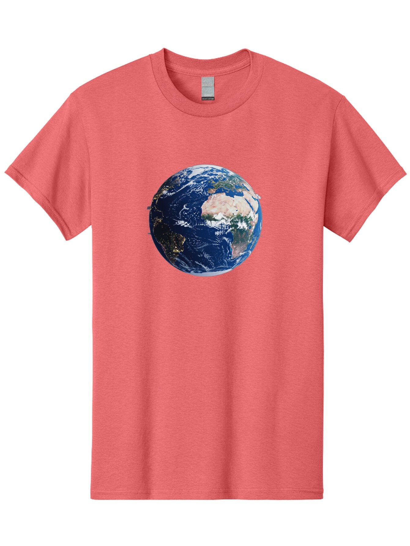 Earth-From-Space-1 Men'S Graphic Tee, 100% Cotton, Comfortable Casual Summer Wear, Machine Washable, Vintage Camera, Old Camera, Antique Camera, Black Camera, Classic Photography, Photography Equipment, Nostalgic Device, Film Camera, Bao382 15