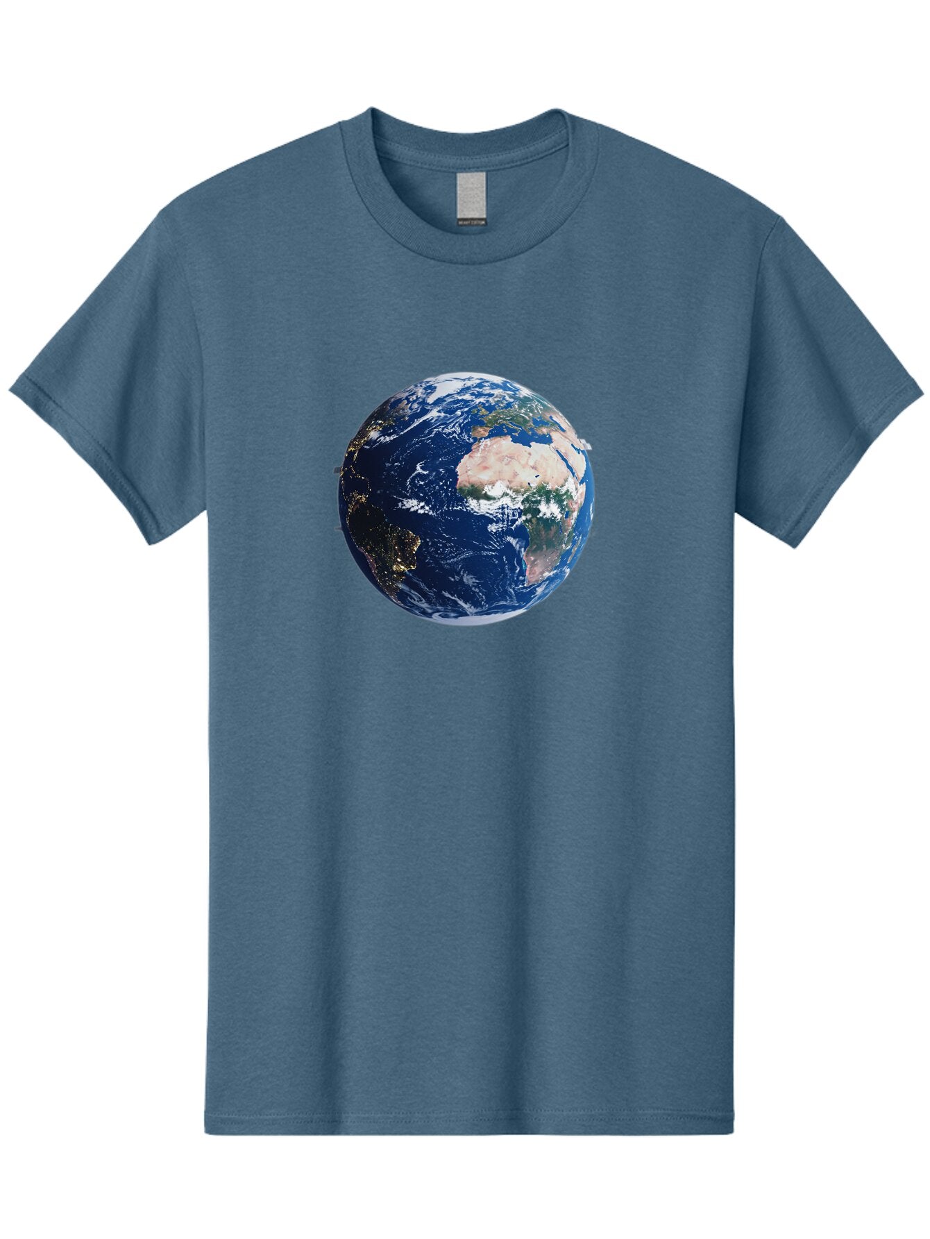 Earth-From-Space-1 Men'S Graphic Tee, 100% Cotton, Comfortable Casual Summer Wear, Machine Washable, Vintage Camera, Old Camera, Antique Camera, Black Camera, Classic Photography, Photography Equipment, Nostalgic Device, Film Camera, Bao382 14